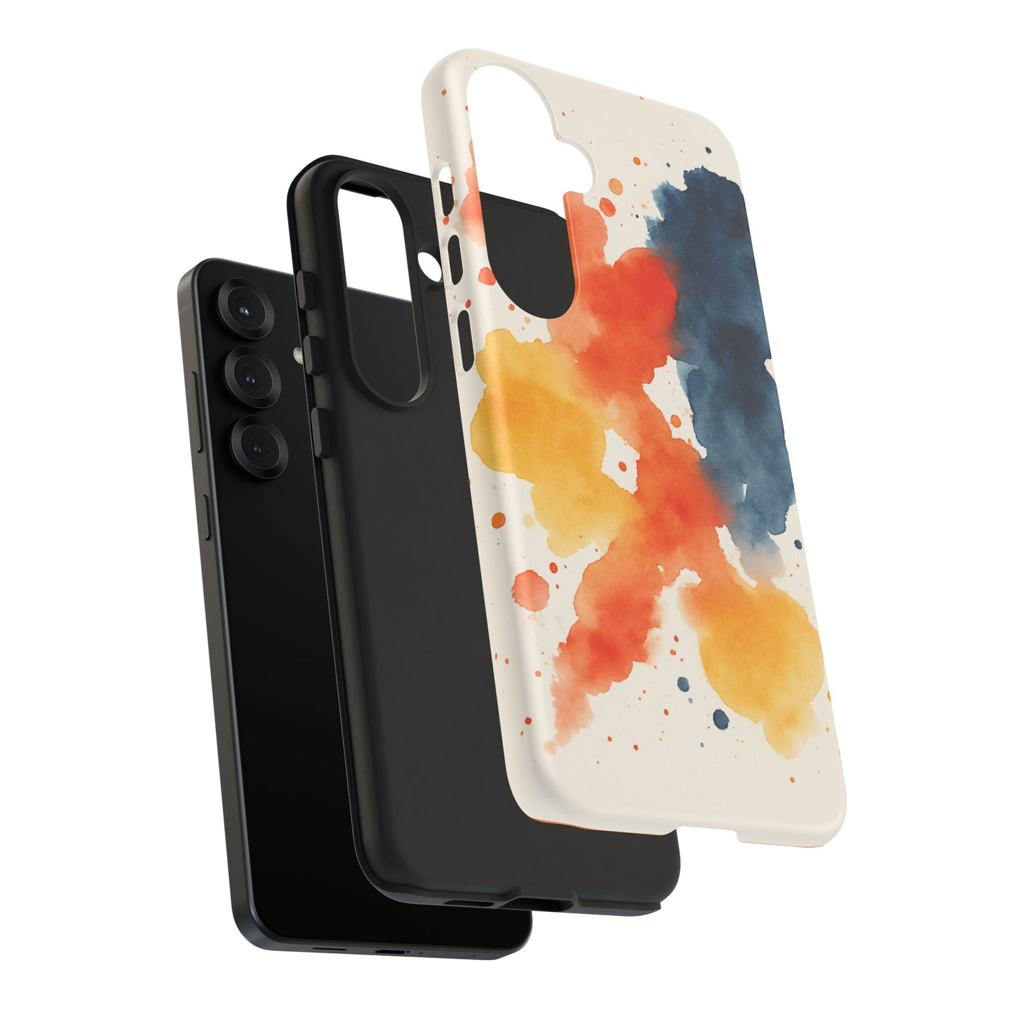 Watercolor Phone Case - Abstract Design, Tough Cases for Men & Women, Stylish Gift, Artistic Accessory for All Occasions