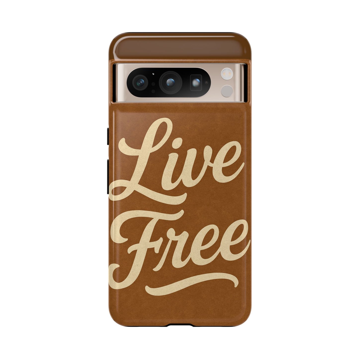 Live Free Phone Case, Tough Cases, Inspirational Phone Accessories, Gift for Adventurers, Customizable Design, Unique Tech Gifts
