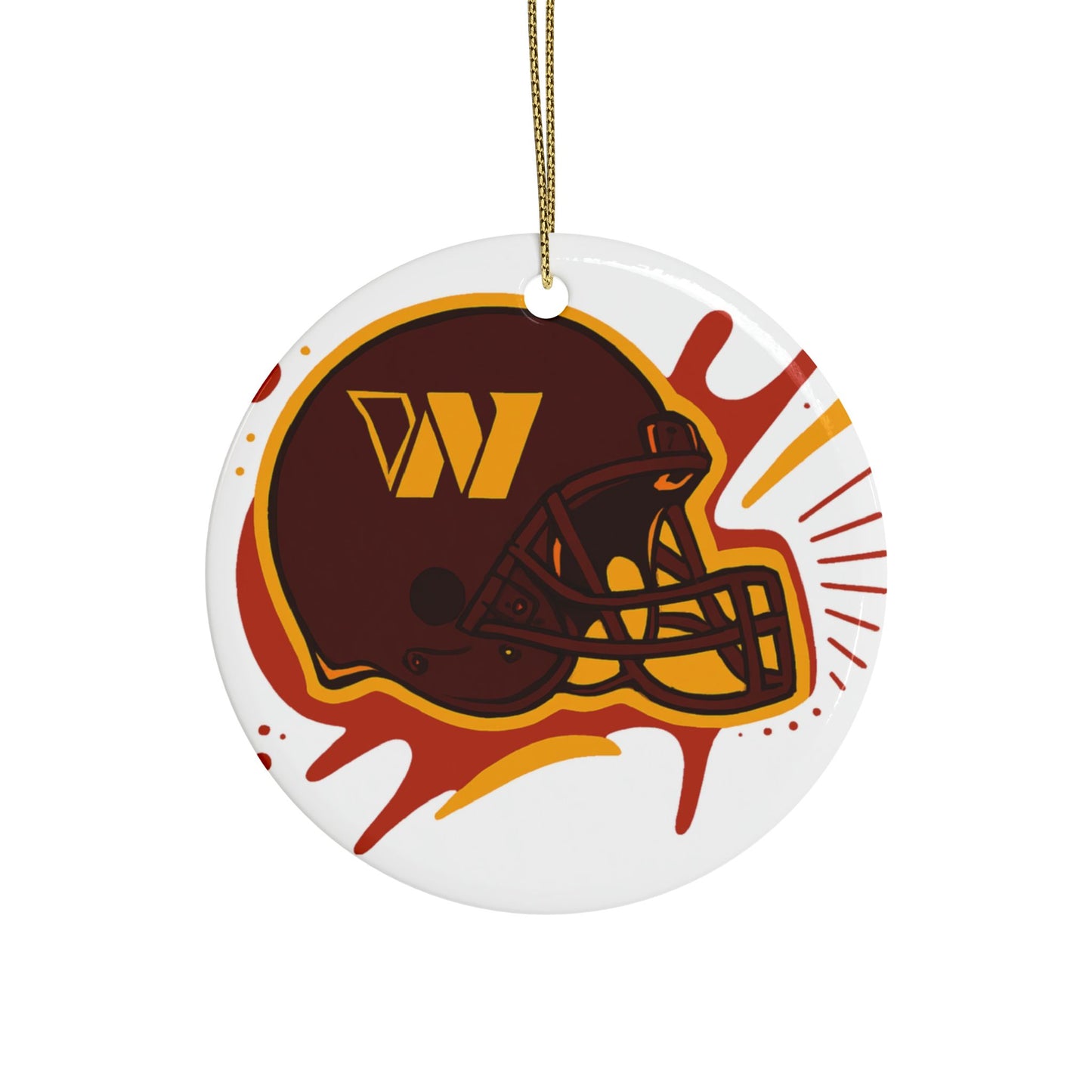 Football Team Ceramic Ornaments - Holiday Decor, Personalized Gifts, Sports Fan Holiday Decorations, Unique Tree Ornaments, Team [...]