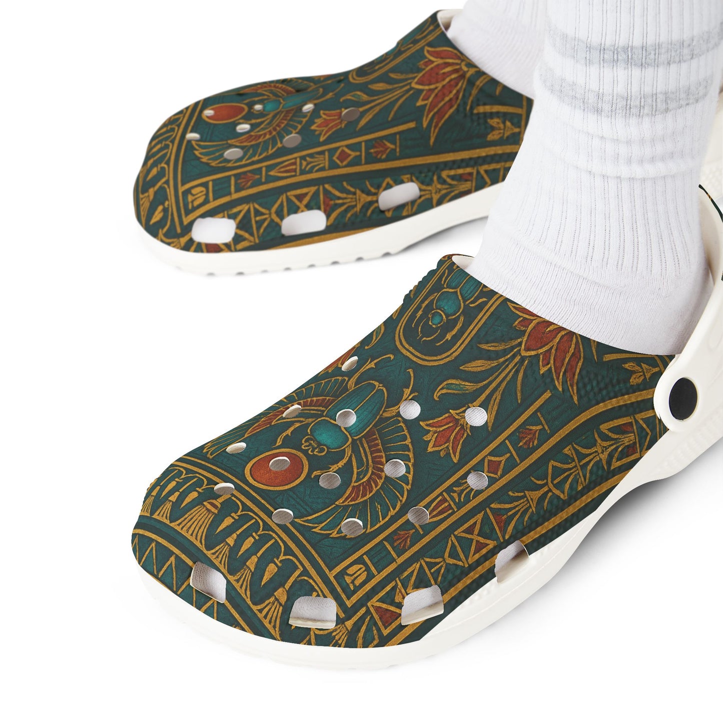 Artistic EVA Foam Rubber Shoes – Unique Patterned Clogs for Comfort, Outdoor Fun, Summer Vibes, Gifts for All Occasions, Trendy Footwear