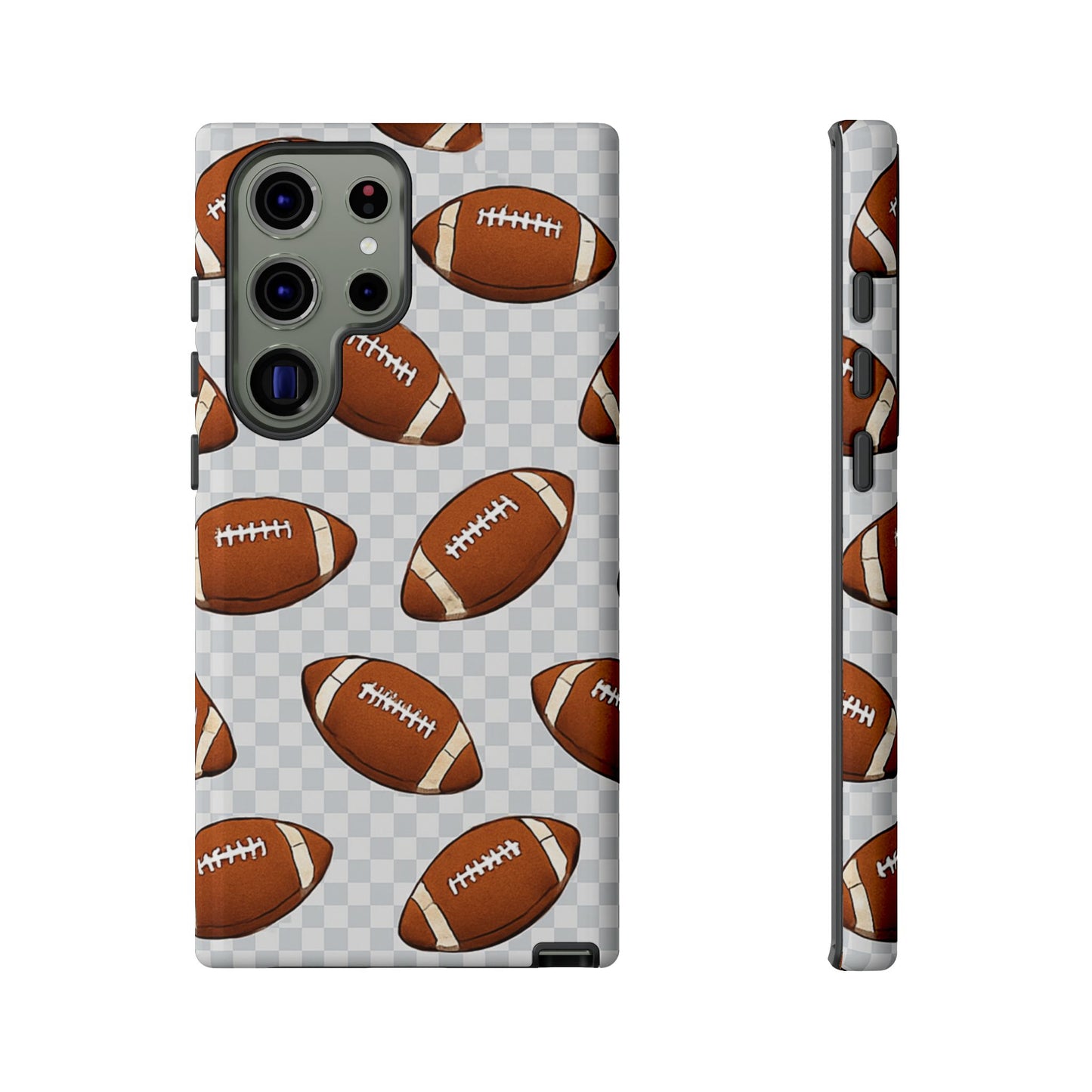 Football Phone Case, Tough Cases for Sports Fans, Unique Gift for Football Lovers, Protective Decor, Athletic Accessories