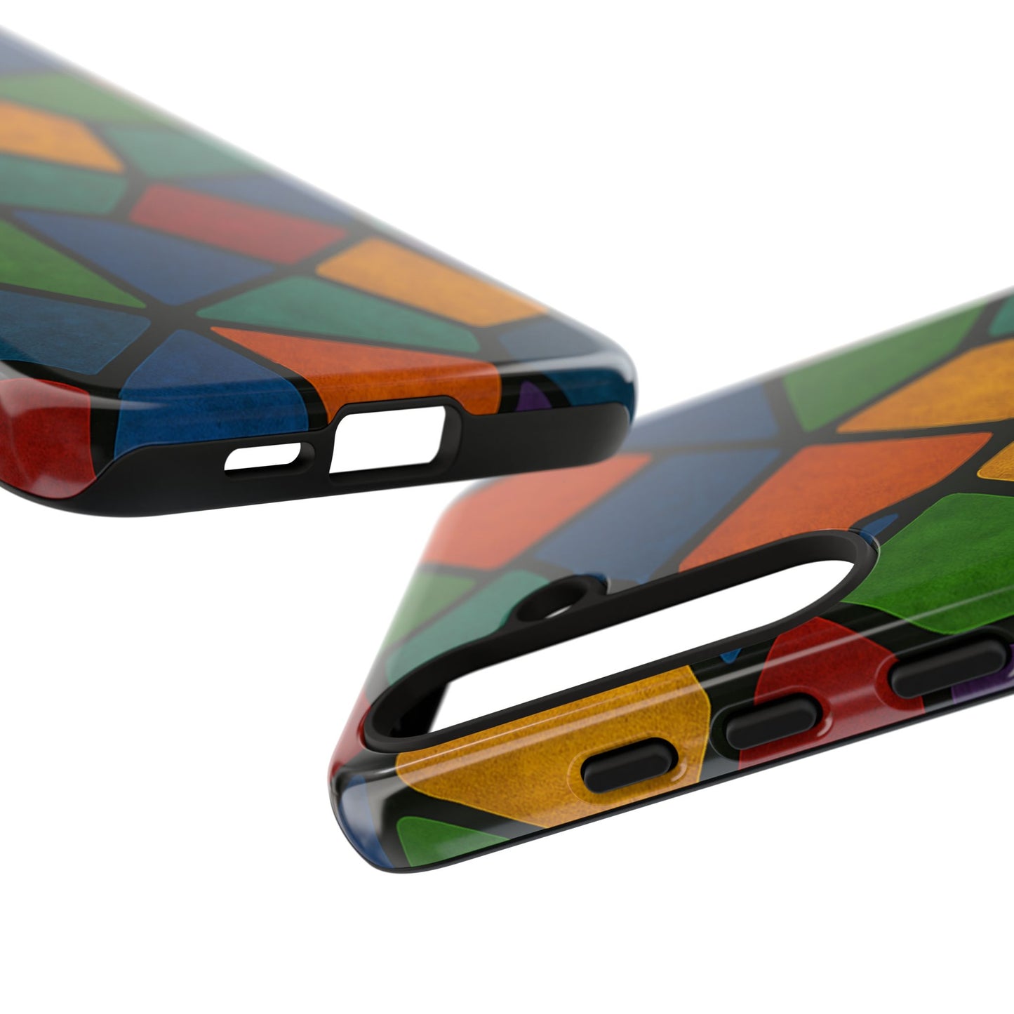 Colorful Mosaic Phone Case, Tough Cell Phone Cover, Vibrant Smartphone Protector, Unique Gift for Weddings, Birthday, Holidays