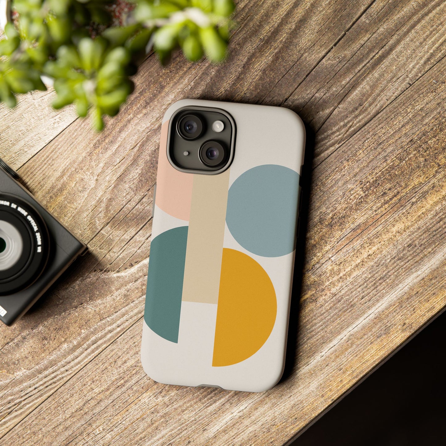 Minimalist Geometric Phone Case, Stylish Protective Cover for Phones, Modern Design, Gift for Him/Her, Trendy Tech Accessory