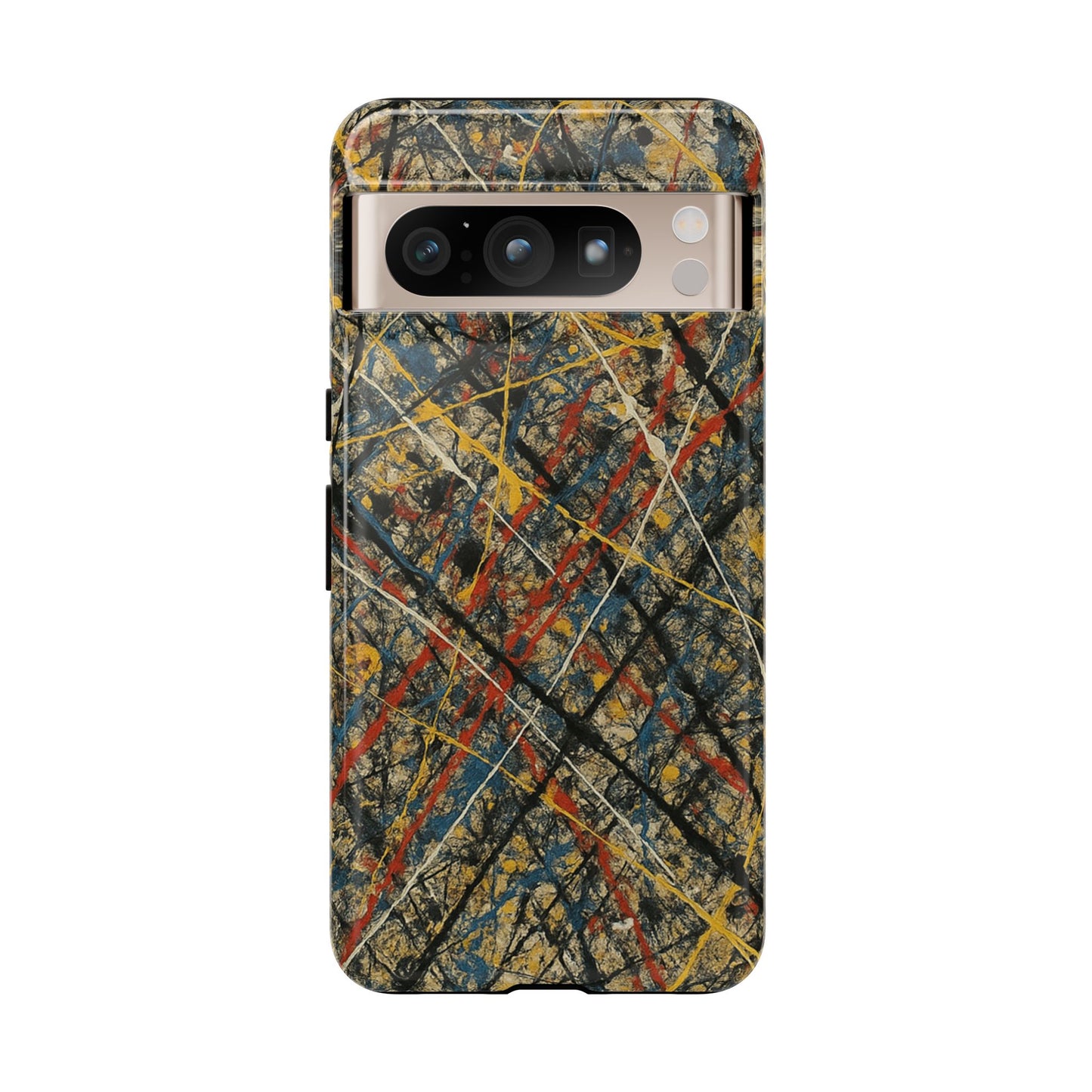 Tough Cases Phone Case - Bold Abstract Design, Stylish Mobile Cover, Unique Gift for Him/Her, Durable Accessory, Trendy Protection