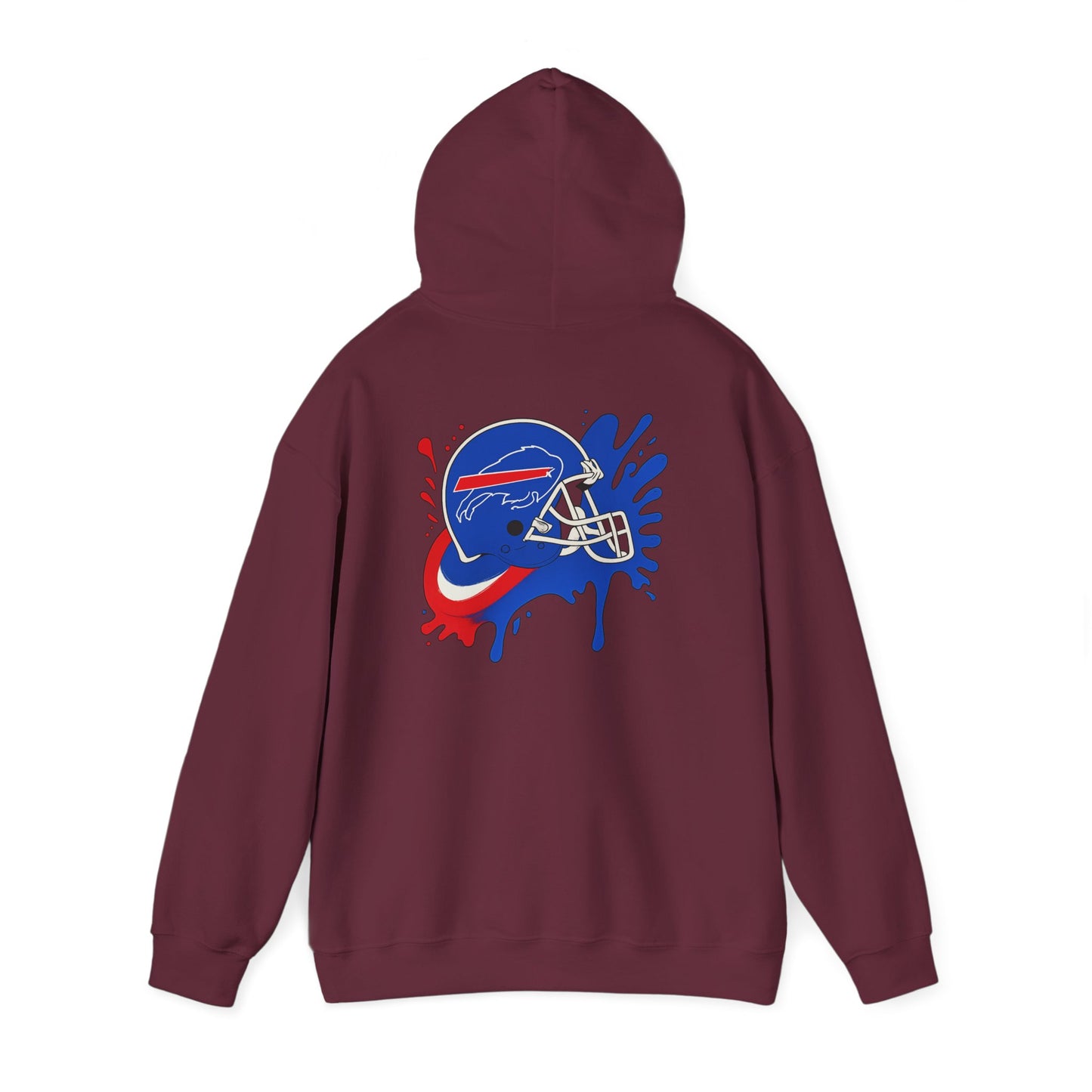 Buffalo Bills Hooded Sweatshirt, Unisex Sport Hoodie, Super Bowl Gift, Game Day Apparel, Football Fan Gear, Cozy Layering Piece