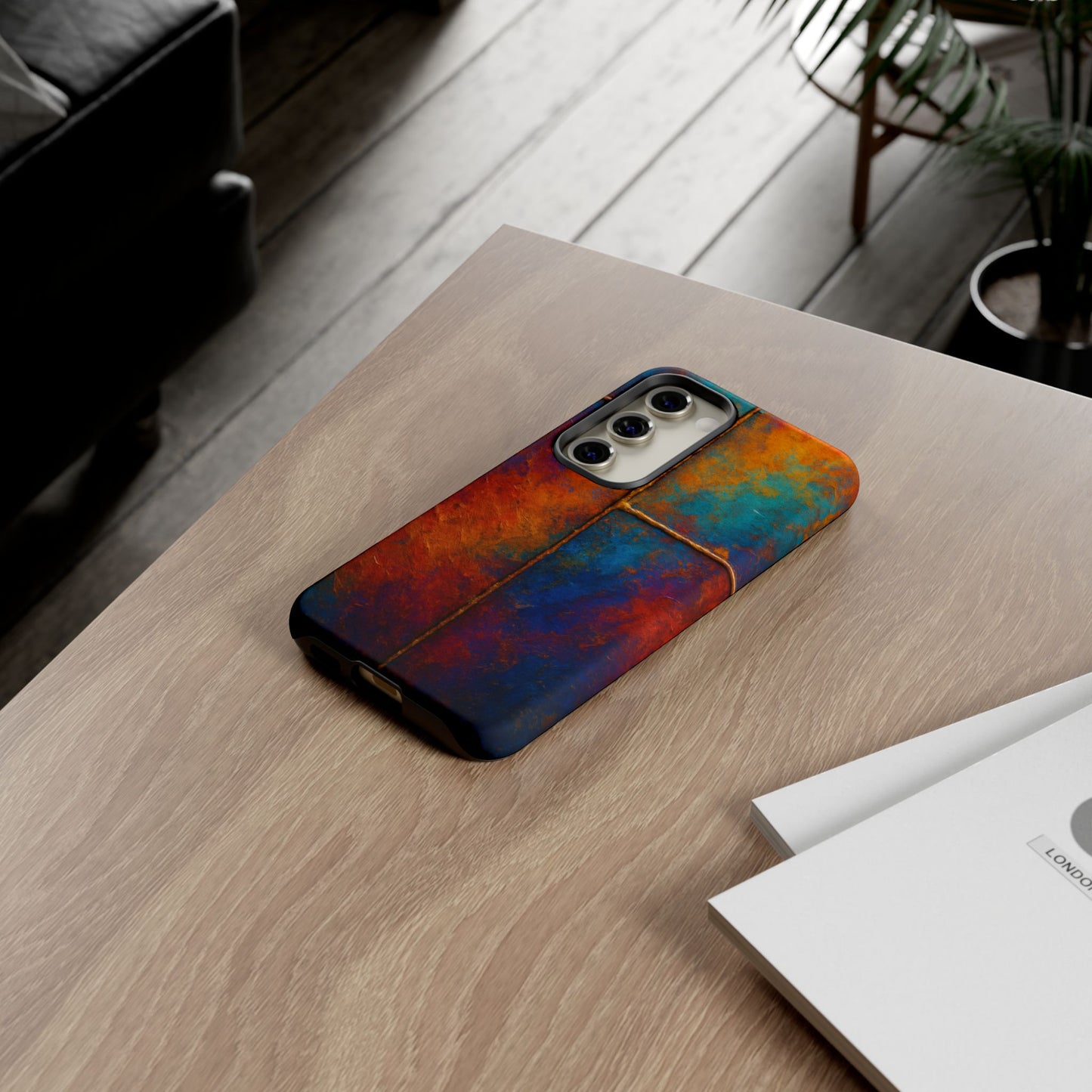 Vibrant Phone Case, Colorful Tough Case Cover, Artistic Phone Protector, Unique Smartphone Accessories, Gift for Tech Lovers