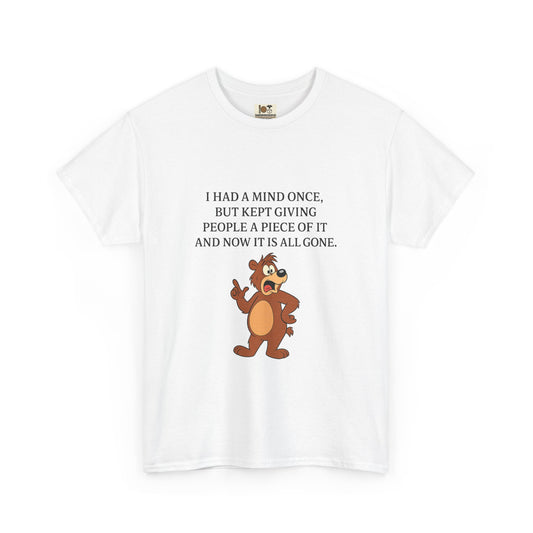 Hilarious Quirky Tee | Unisex Heavy Cotton Tee, Funny Shirt, Gift for Friends, Casual Wear, Comfortable Daily Tee