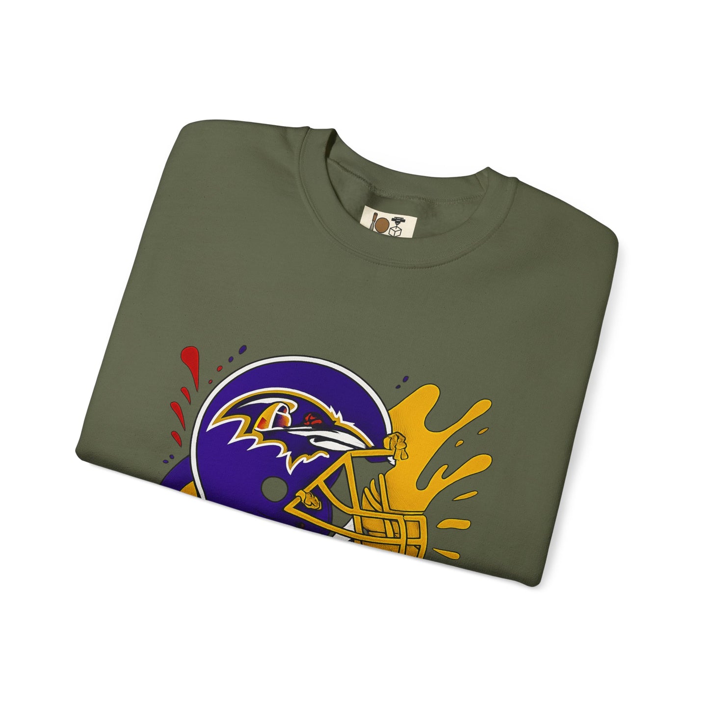 Baltimore Ravens Crewneck Sweatshirt, Unisex Sport Sweatshirt, Football Fan Apparel, Comfy Game Day Outfit, NFL Gift for Him/Her
