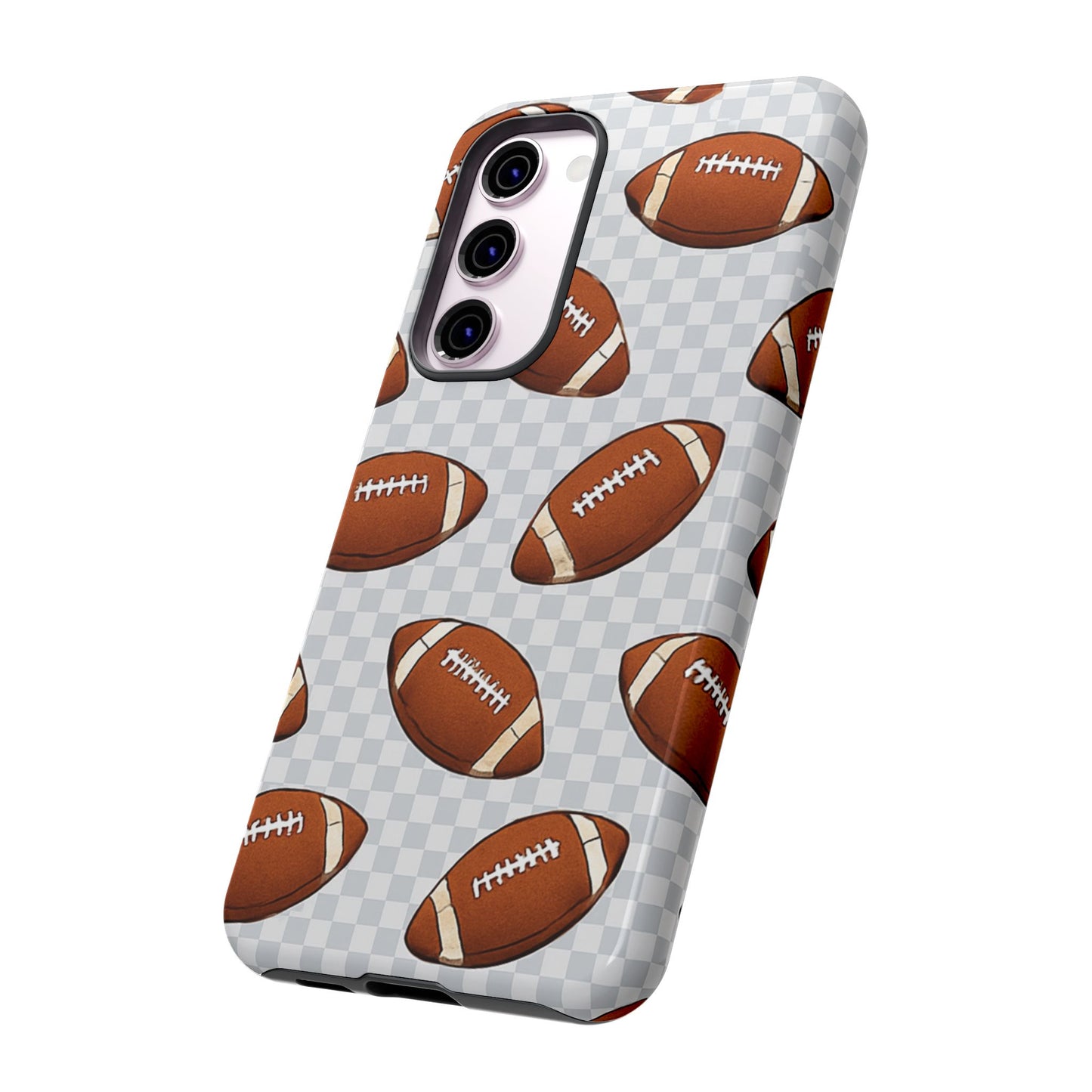Football Phone Case, Tough Cases for Sports Fans, Unique Gift for Football Lovers, Protective Decor, Athletic Accessories