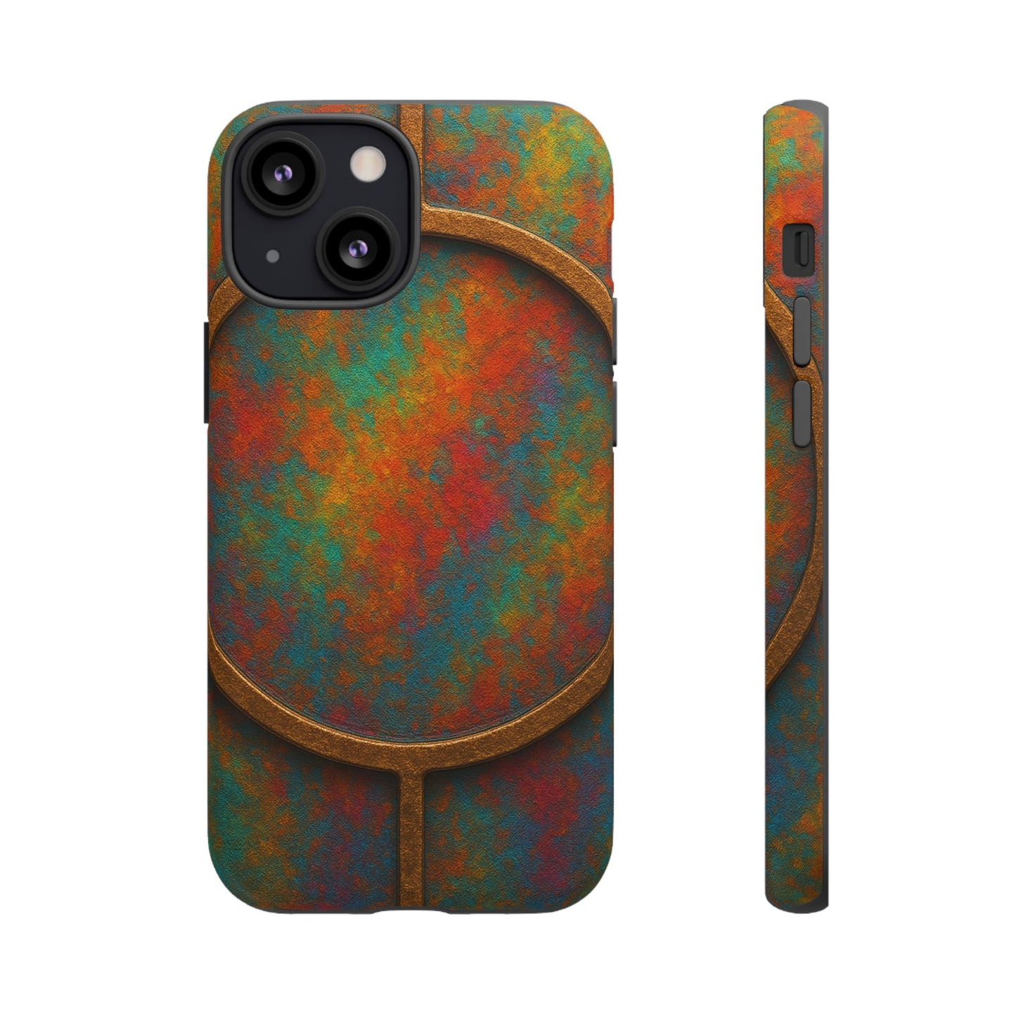 Colorful Tough Phone Case, Durable Cell Cover, Vibrant Protection Case, Unique Tech Accessory, Great Gift for Phone Lovers
