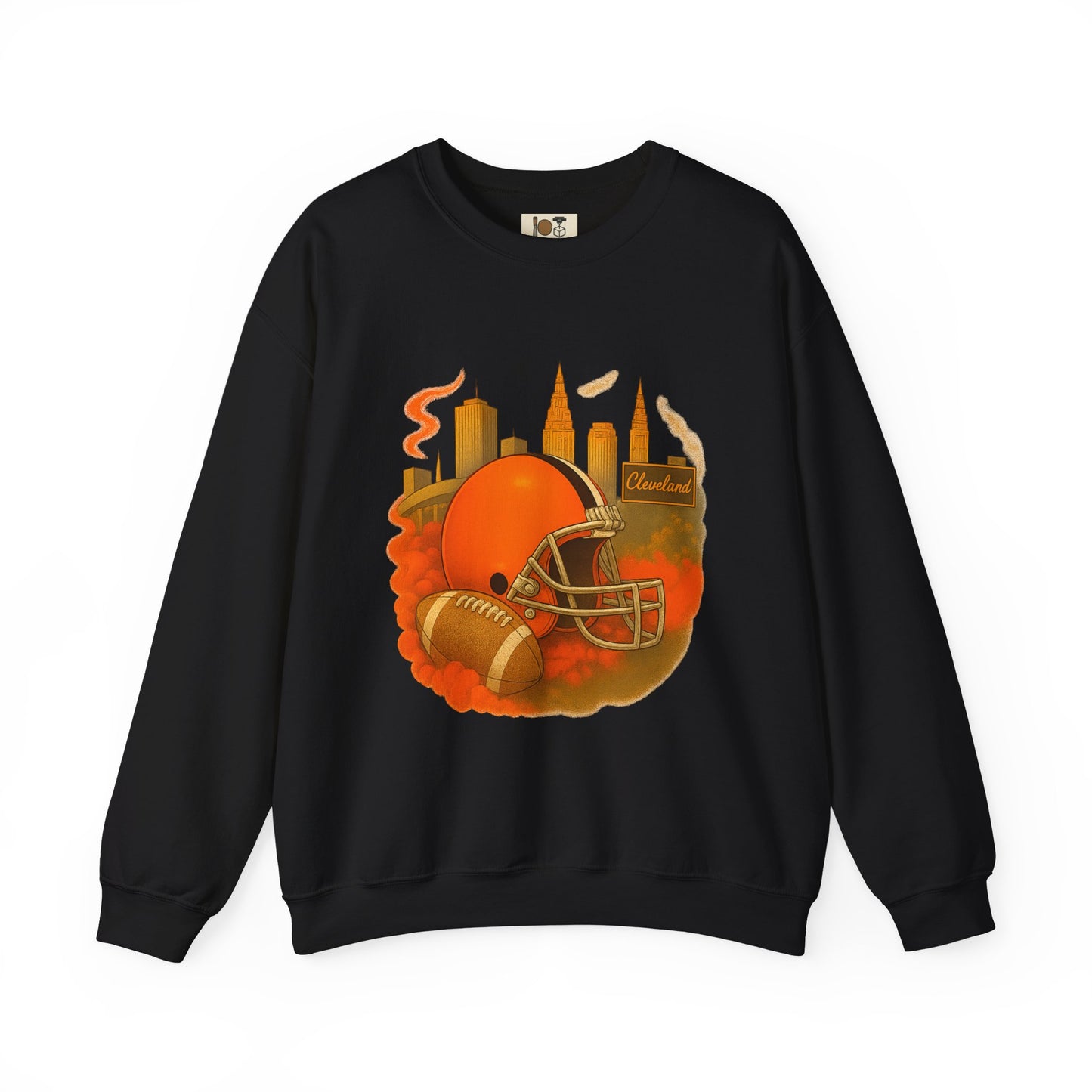 Cleveland Football Crewneck Sweatshirt
