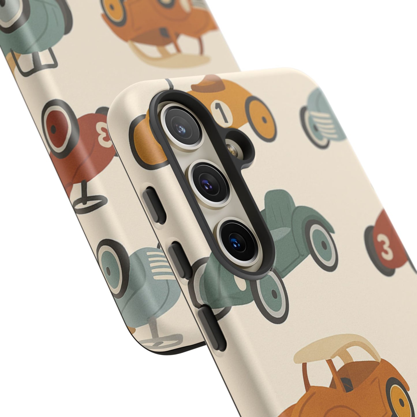 Vintage Car Phone Case, Tough Cases, Kids Gift, Car Lover Accessory, Retro Style, Phone Protection, Unique Design, pedal cars