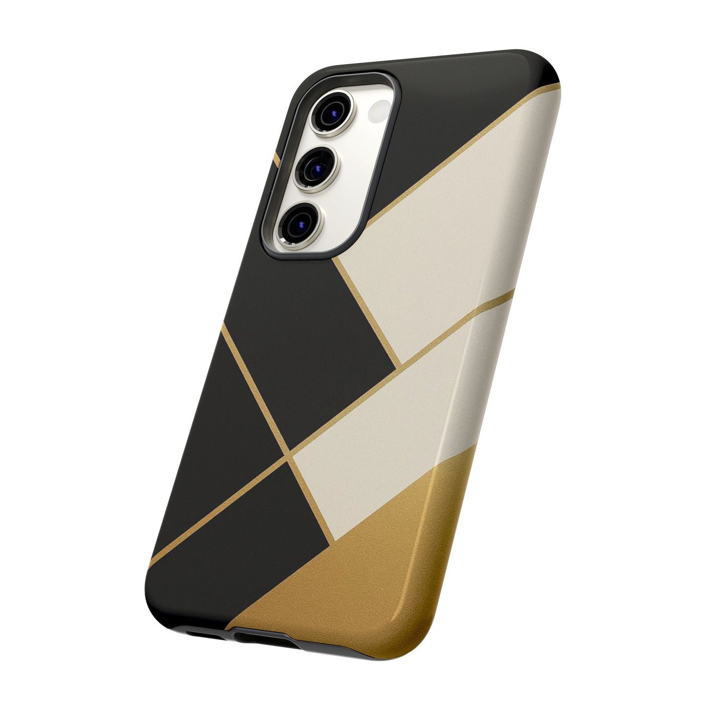 Chic Phone Case, Stylish Phone Cover, Geometric Design Case, Protective Mobile Case, Modern Phone Protector
