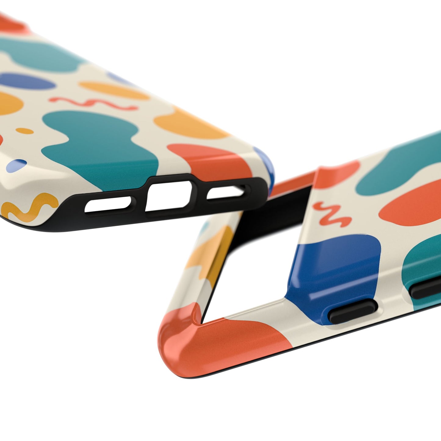 Colorful Phone Case with Abstract Design, Stylish Phone Cover, Trendy Tech Accessory for Her, Unique Gift Idea, Fun Patterned Case