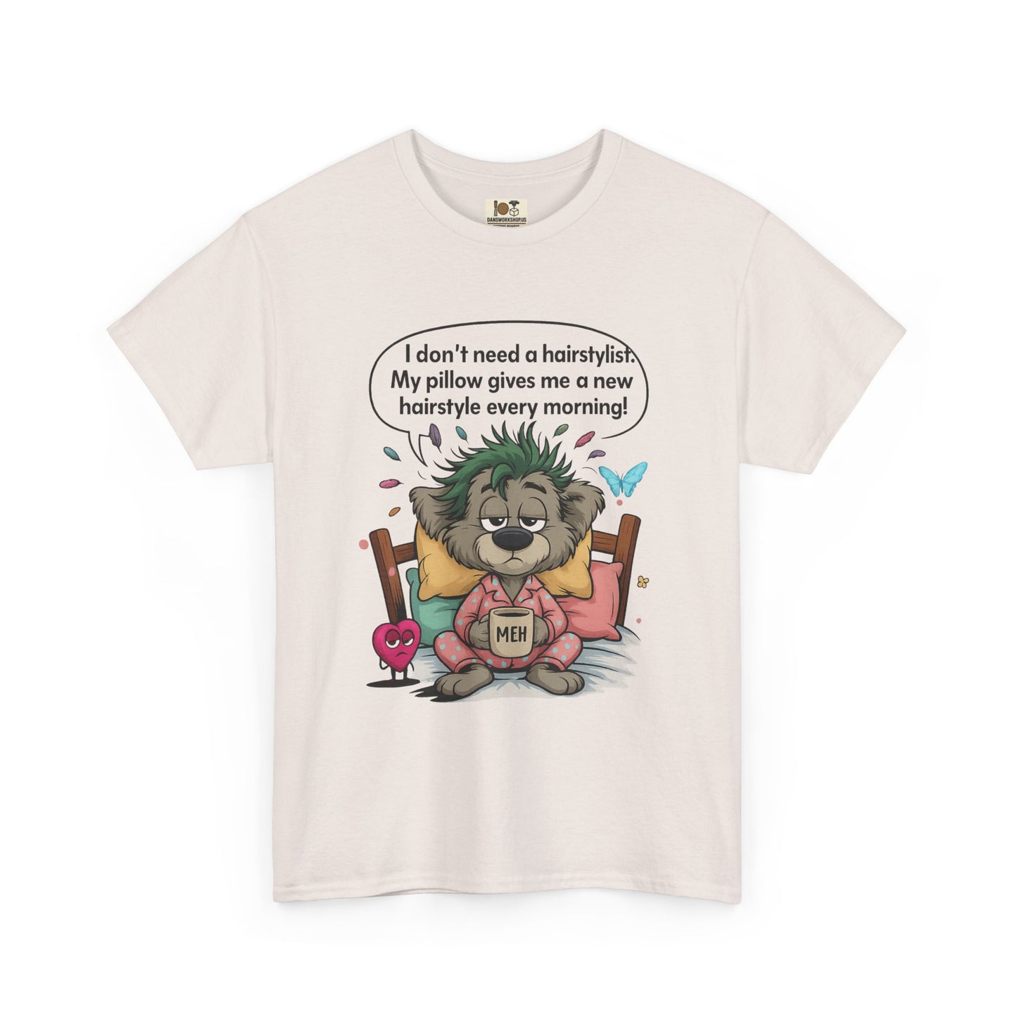 Whimsical Cotton Tee with Funny Quote - Ideal Gift for Friends, Unique Birthday Present, Casual Everyday Wear, Animal Lover Top