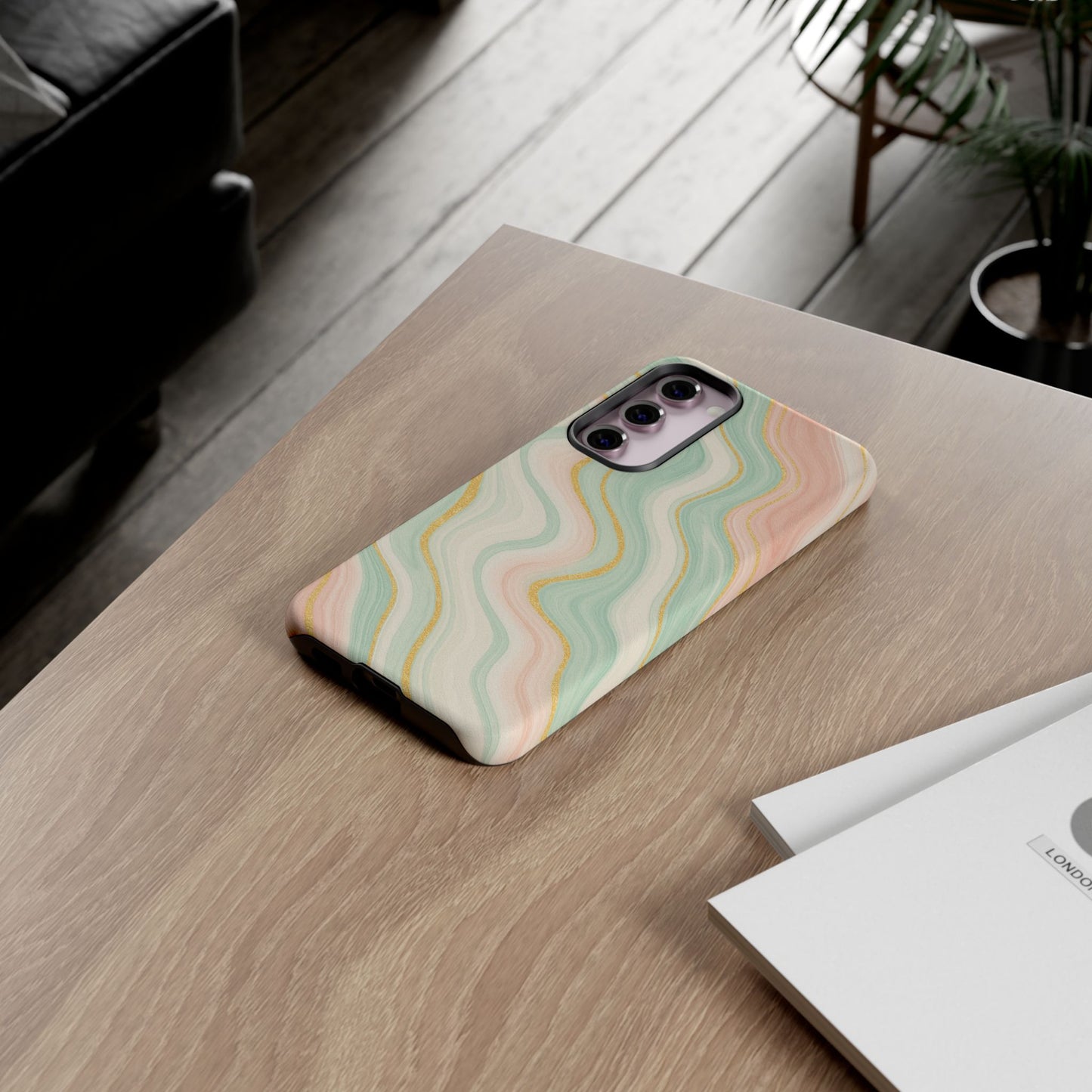 Stylish Phone Case with Abstract Design, Tough Cases for Trendy Protection, Unique Phone Accessories, Gift for Her, Modern Tech Style