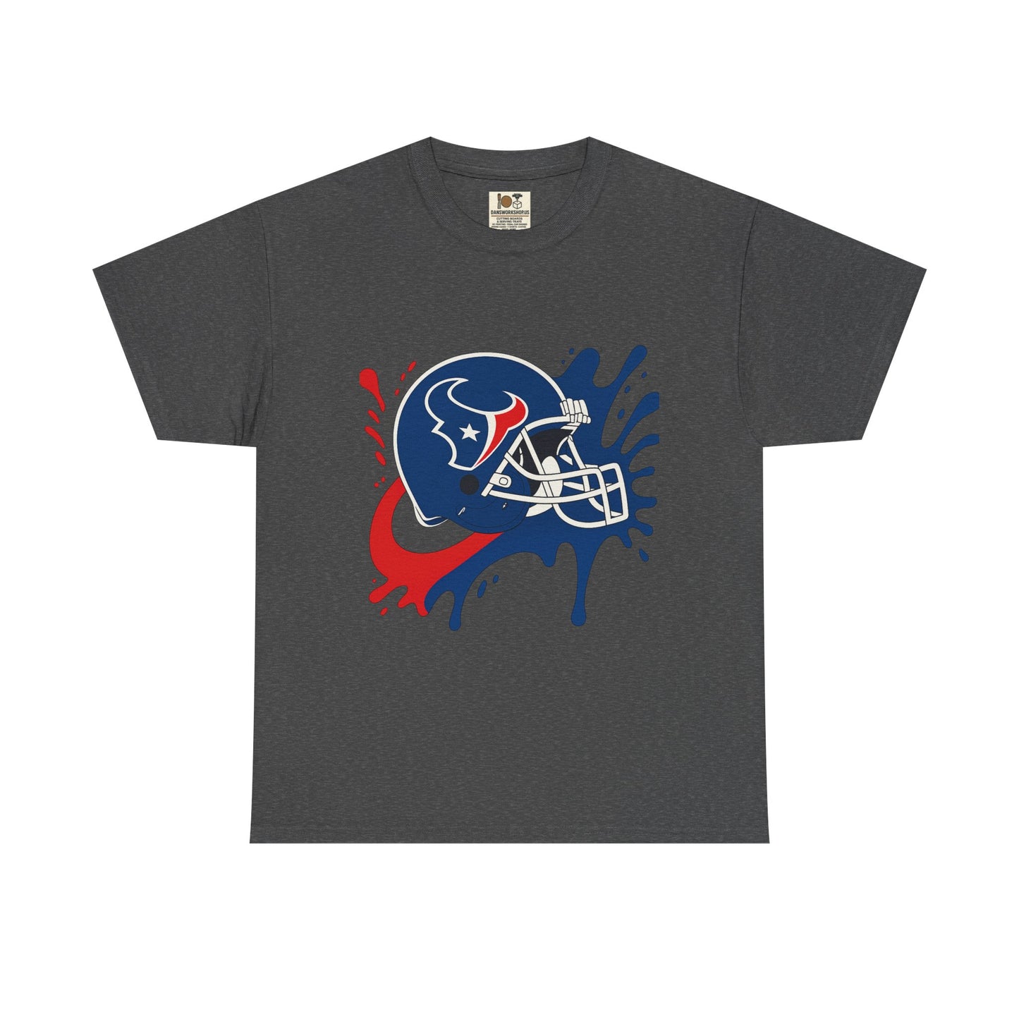 Football Splash Art Tee, Unisex Sports Shirt, Game Day Casual Wear, Gift for Fans, Holidays, Team Spirit Apparel