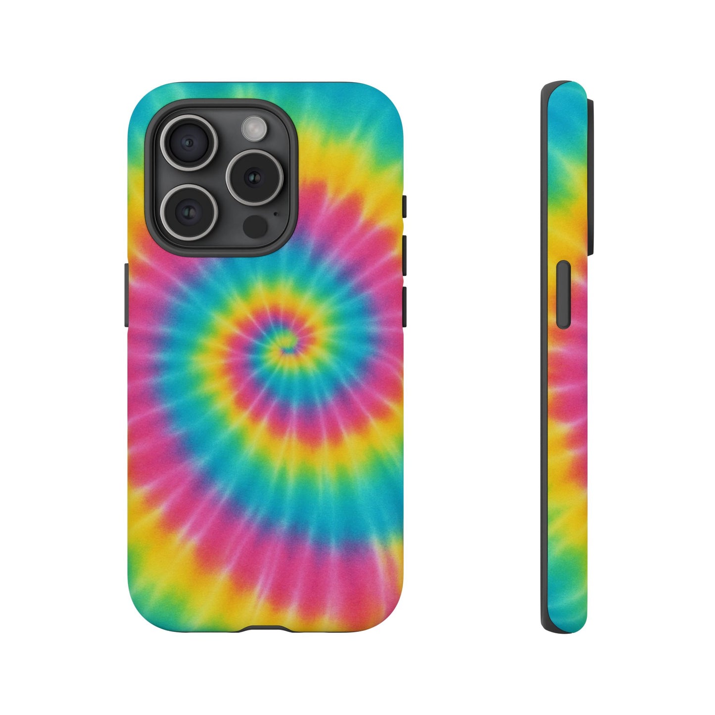 Colorful Tie-Dye Phone Case, Vibrant Phone Cover, Boho Style Accessory, Gift for Teens, Trendy Phone Accessories