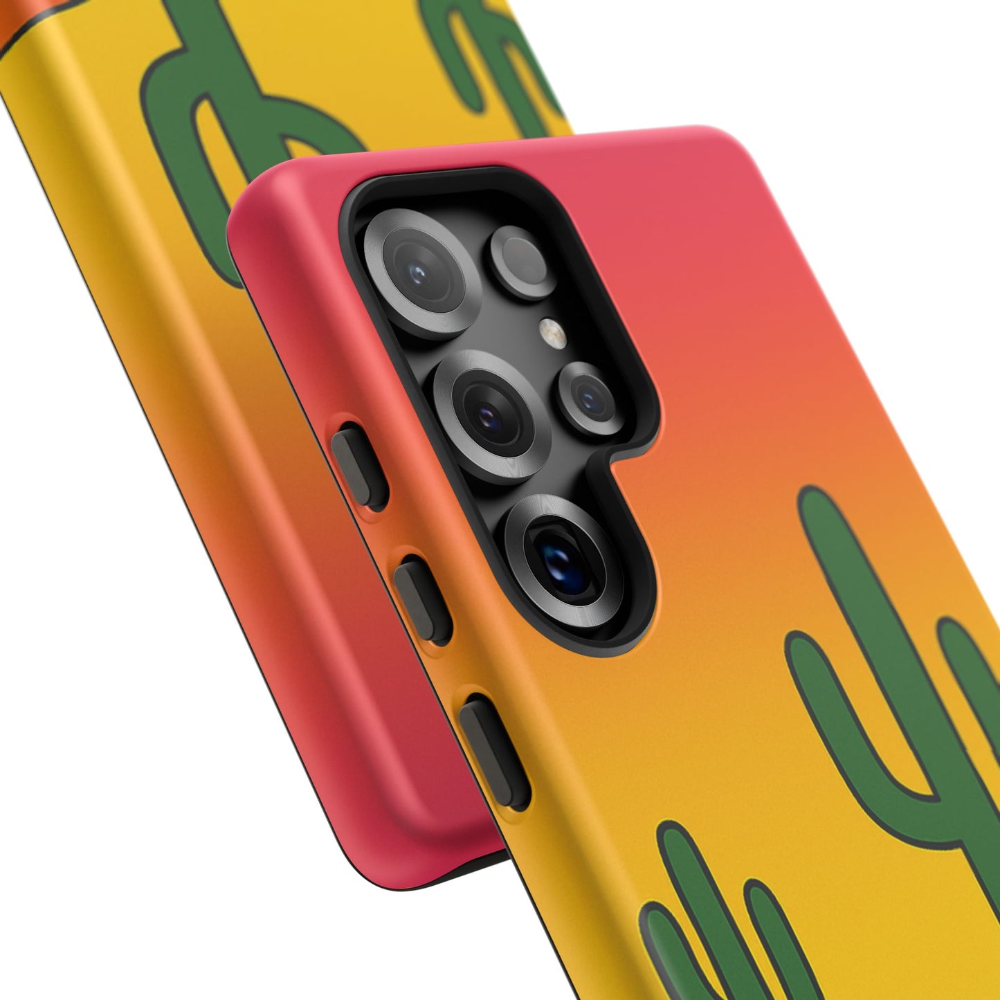 Desert Vibes Phone Case, Tough Cases, Cactus Design, Colorful Phone Cover, Summer Aesthetic, Unique Gift Idea