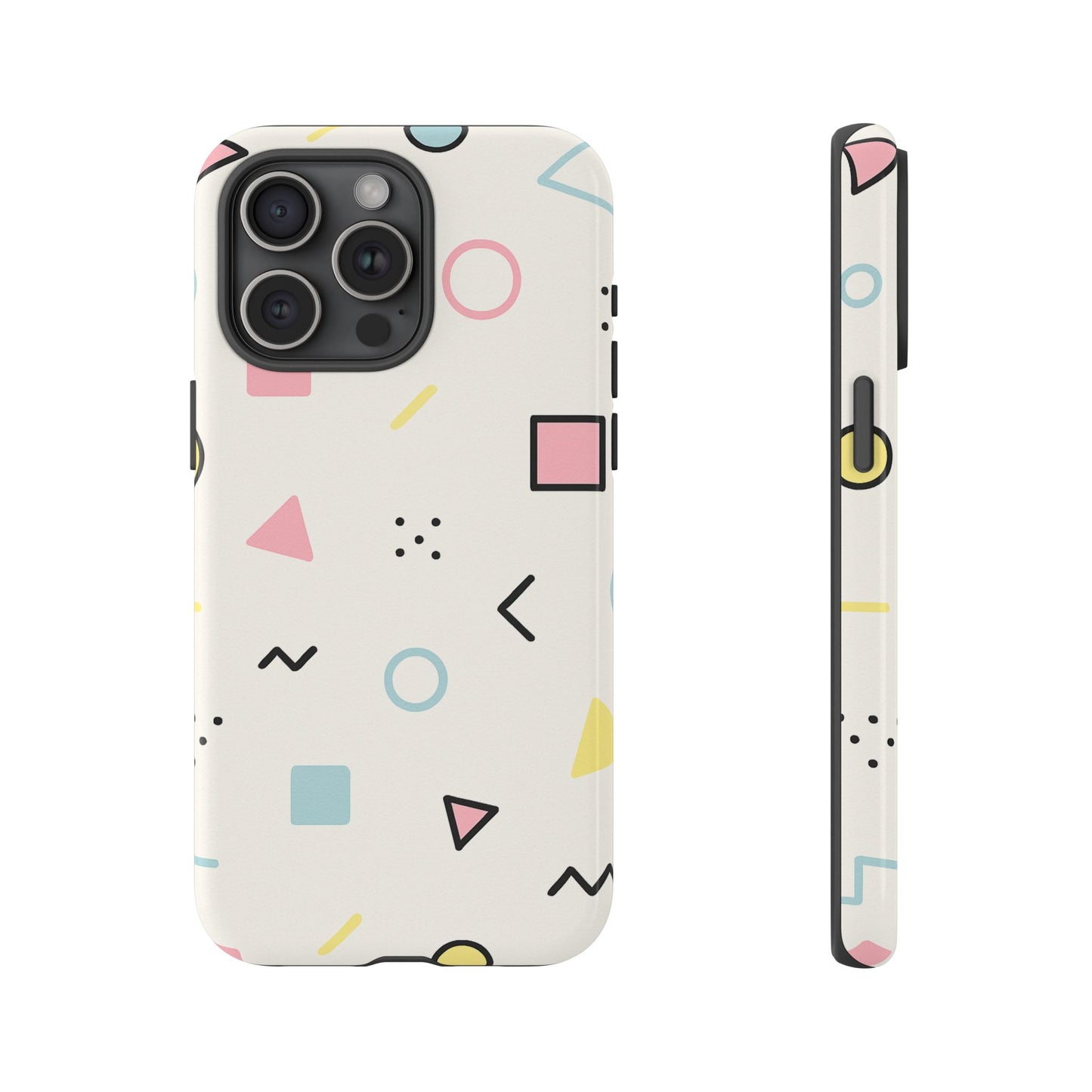 Geometric Phone Case - Stylish Tough Cases for Trendsetters, Unique Phone Covers, Modern Accessories, Gift Ideas for Her