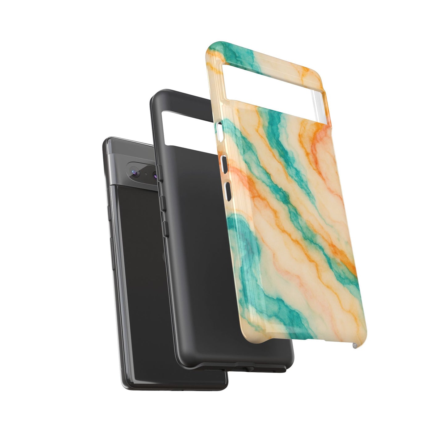 Stylish Phone Case - Tough Cases with Abstract Marble Design, Trendy Accessory, Gift for Her, Protective Case, Unique Phone Cover