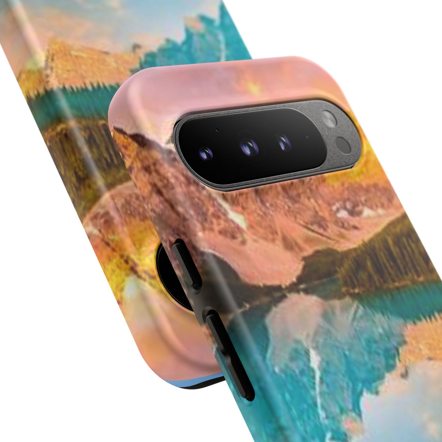 Nature-Inspired Phone Case with Mountain and Lake Design, Aesthetic Tough Cases for Outdoor Lovers, Phone Protection, Gift for Nature [...]