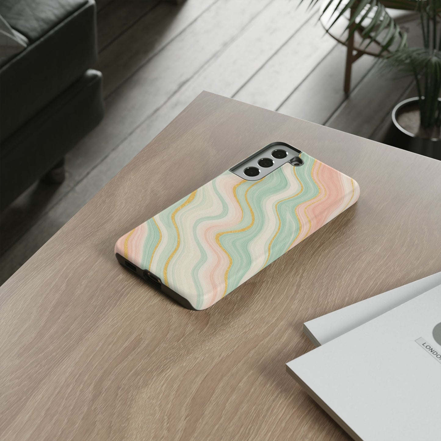 Stylish Phone Case with Abstract Design, Tough Cases for Trendy Protection, Unique Phone Accessories, Gift for Her, Modern Tech Style