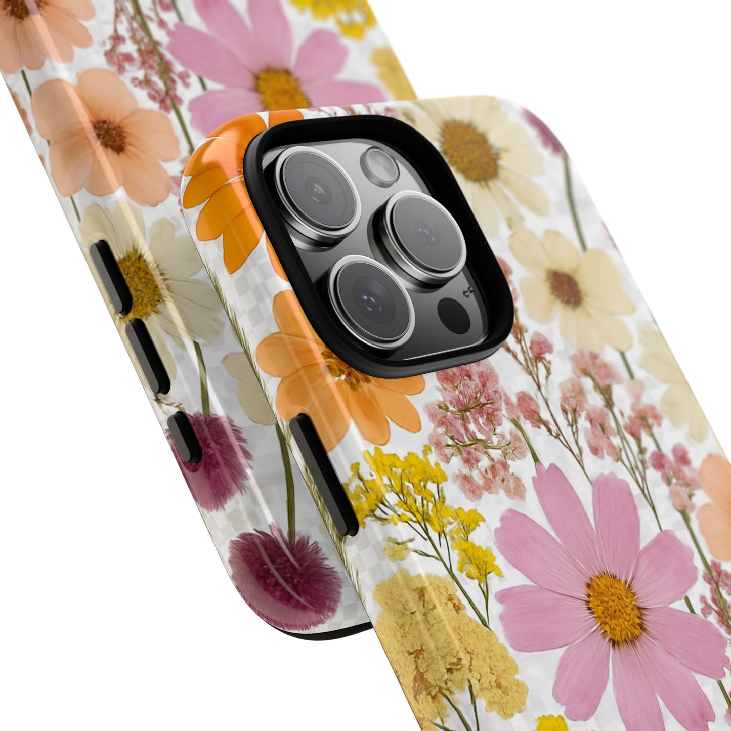 Floral Phone Case - Tough Cases, Stylish Protective Cover, Flower Design, Trendy Gift, Nature Lover Accessory, DRIED FLOWERS