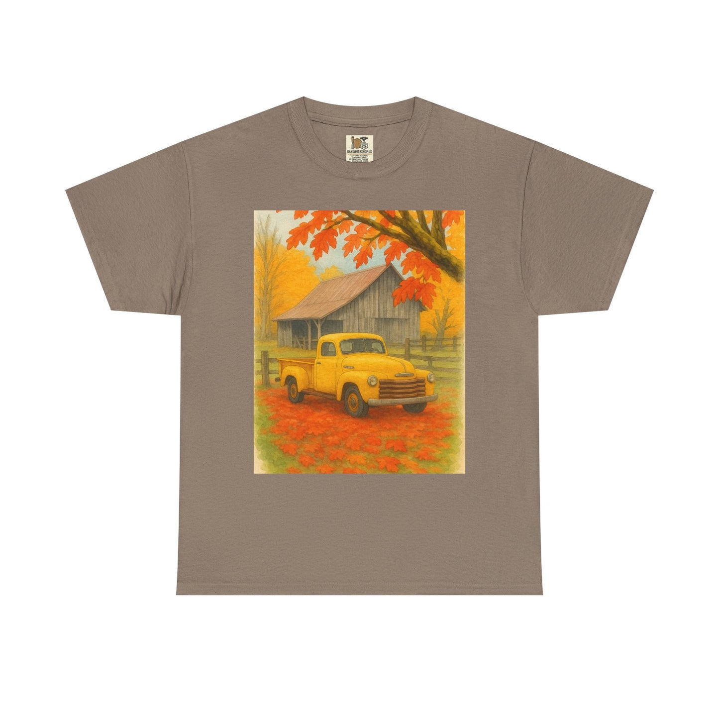 Autumn Vibes Unisex Heavy Cotton Tee, Fall Shirt, Vintage Truck Tee, Cozy [...]