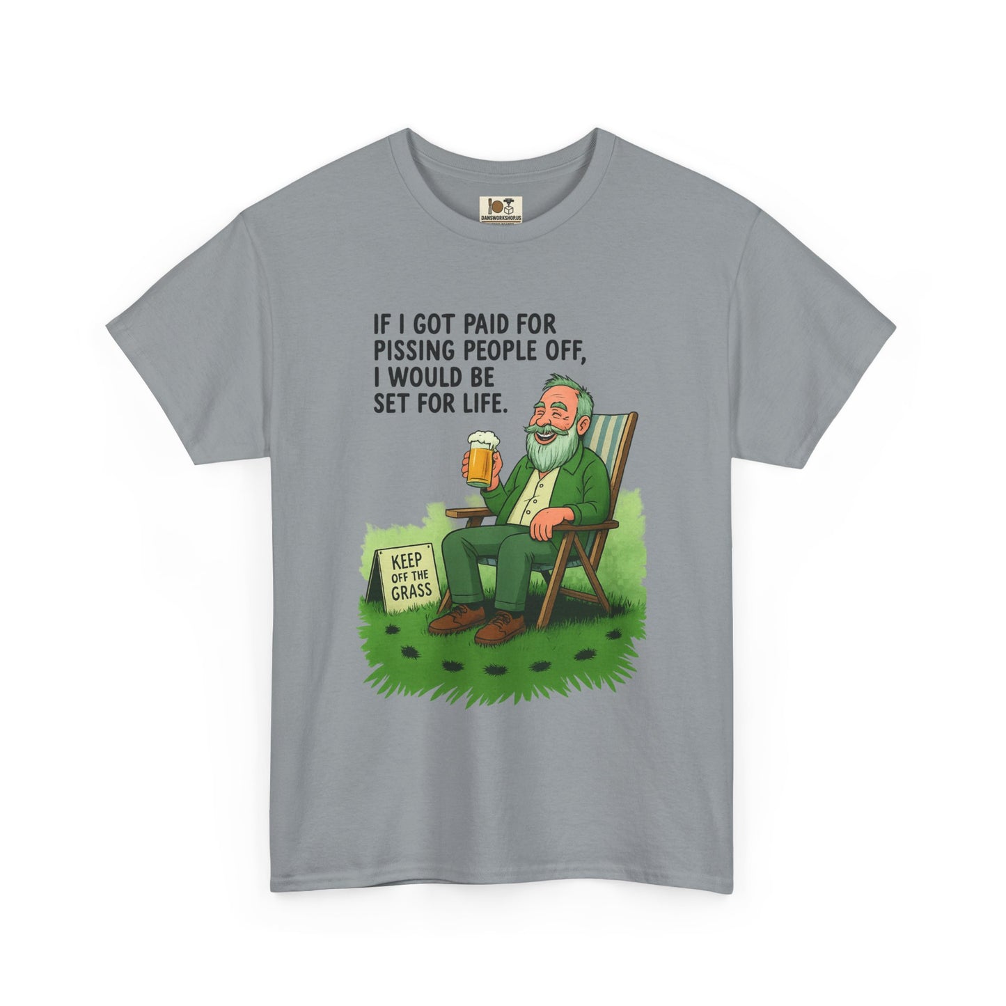 Funny Graphic Tee, Unisex Heavy Cotton T-Shirt, Gift for Men, Humorous Shirt for Friends, Casual Wear, Birthday Gift, Everyday Humor