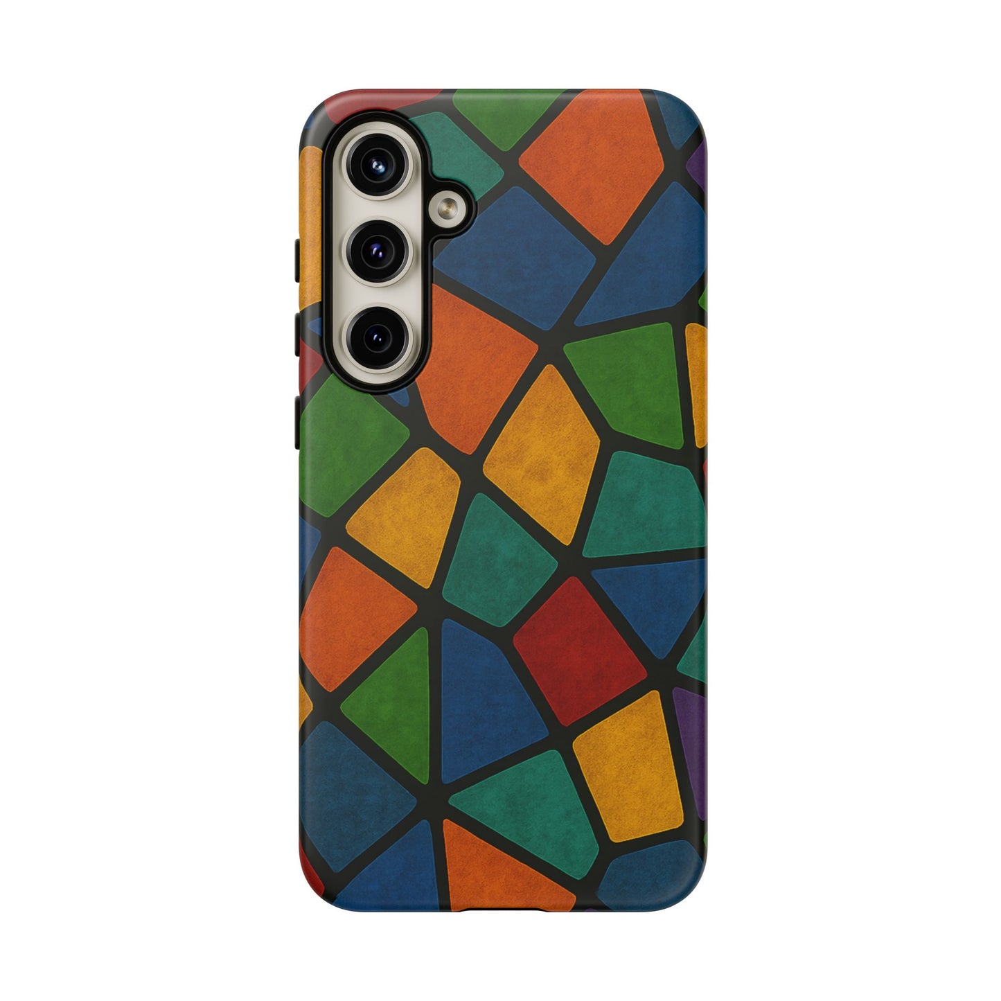 Colorful Mosaic Phone Case, Tough Cell Phone Cover, Vibrant Smartphone Protector, Unique Gift for Weddings, Birthday, Holidays