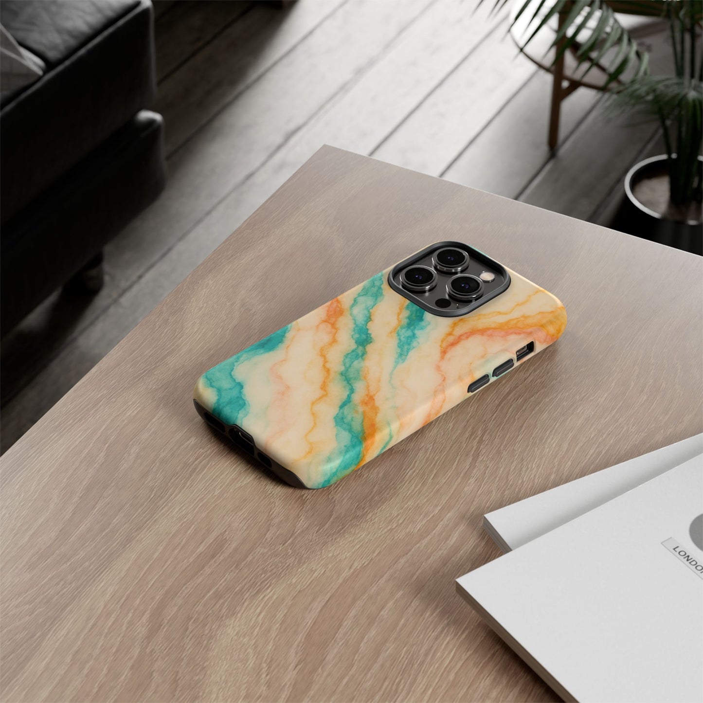 Stylish Phone Case - Tough Cases with Abstract Marble Design, Trendy Accessory, Gift for Her, Protective Case, Unique Phone Cover