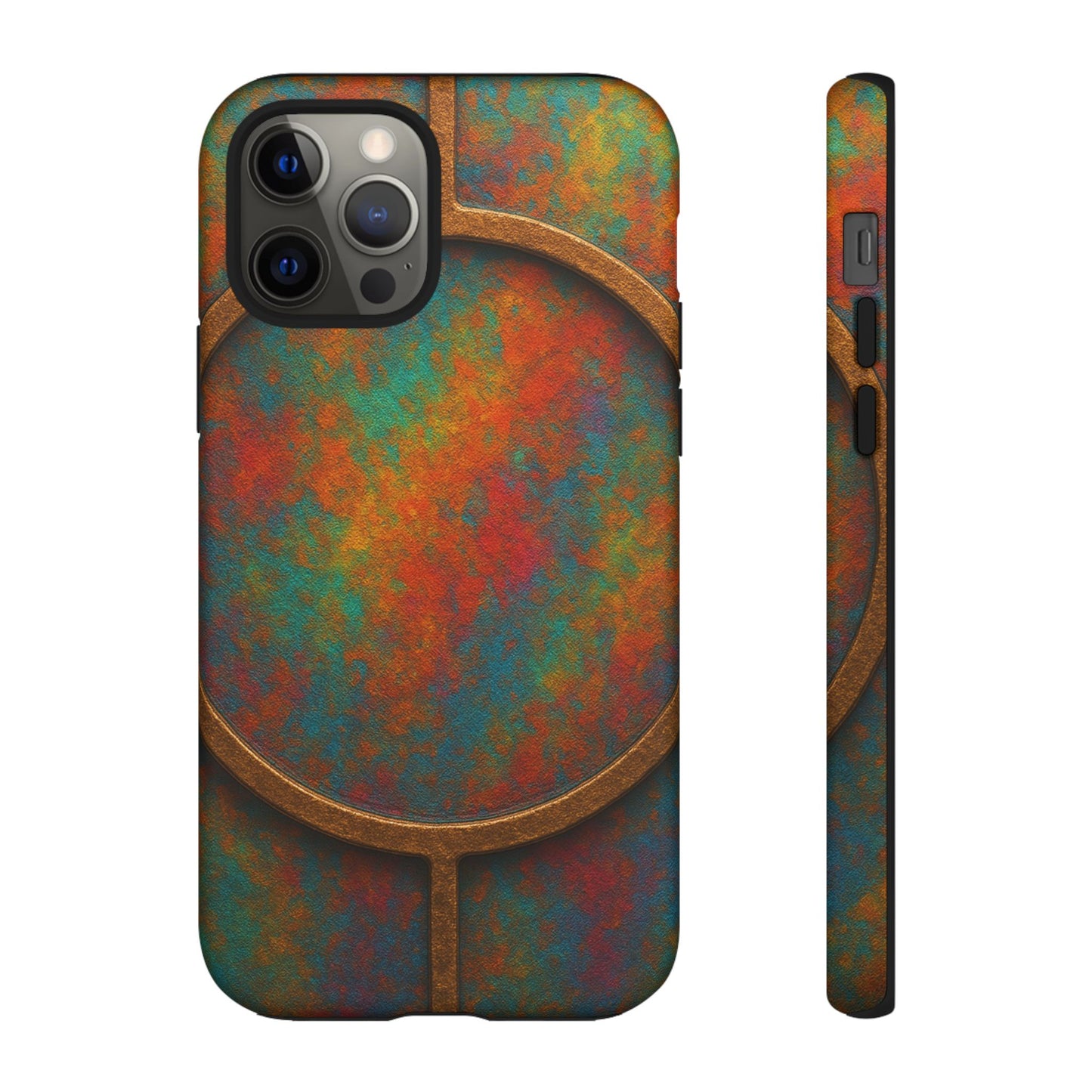 Colorful Tough Phone Case, Durable Cell Cover, Vibrant Protection Case, Unique Tech Accessory, Great Gift for Phone Lovers