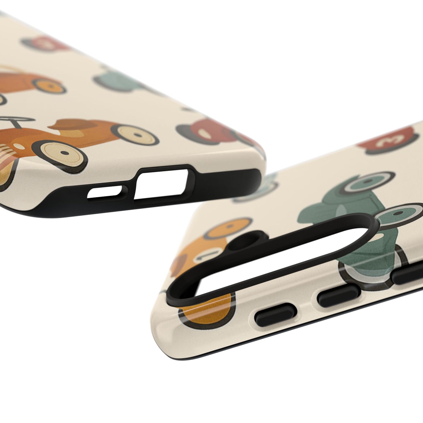 Vintage Car Phone Case, Tough Cases, Kids Gift, Car Lover Accessory, Retro Style, Phone Protection, Unique Design, pedal cars