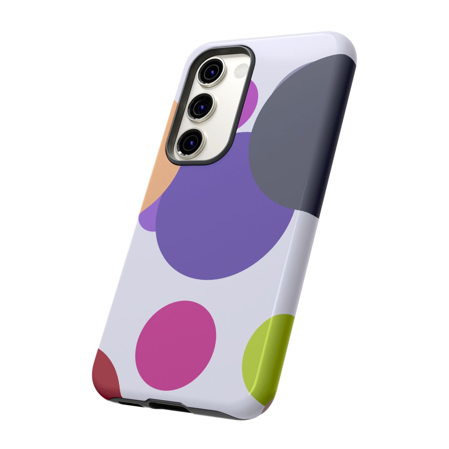 Colorful Geometric Phone Case, Bold Protective Cover for iPhone, Unique Gift for Trendy Teens, Fun Customizable Cases, Modern Design
