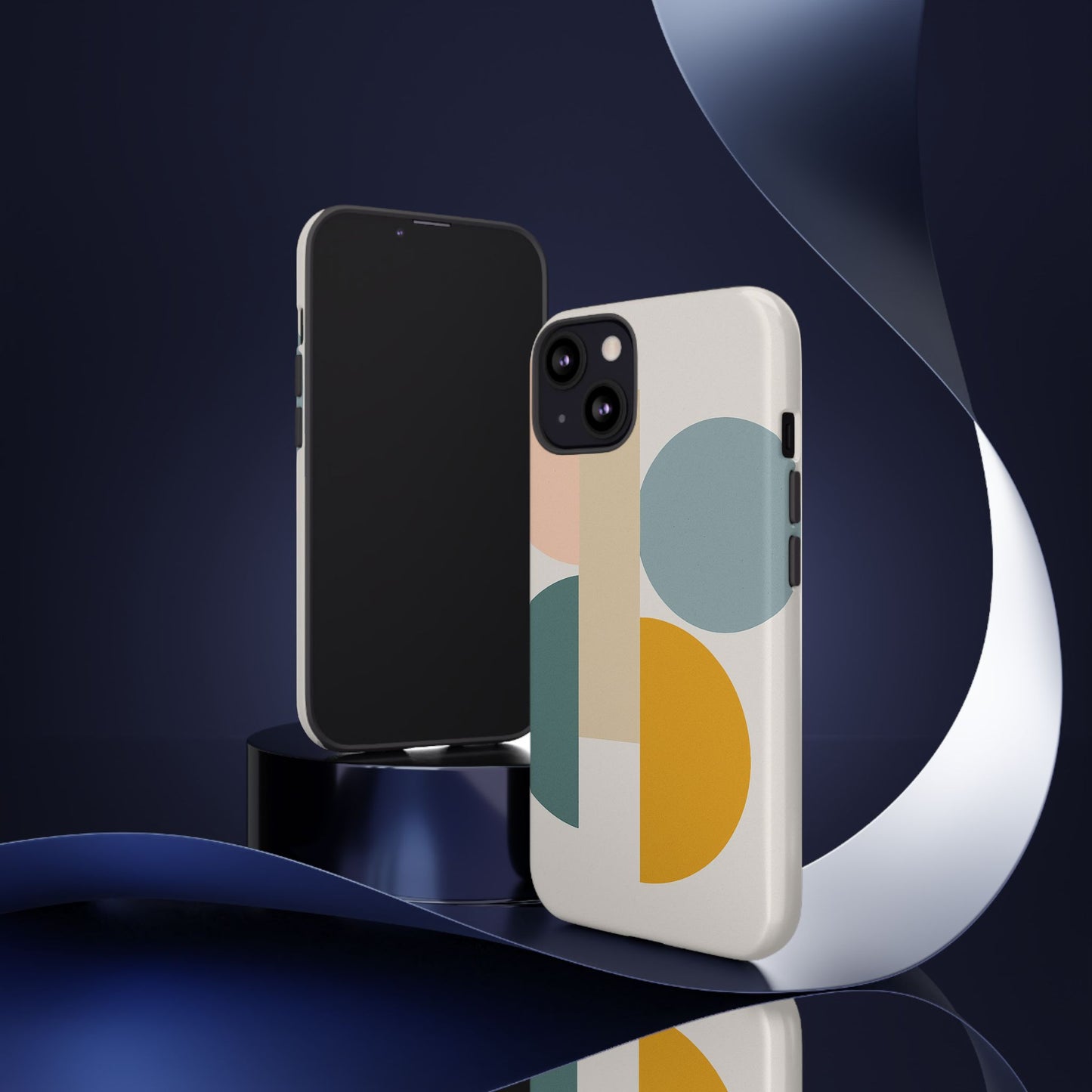 Minimalist Geometric Phone Case, Stylish Protective Cover for Phones, Modern Design, Gift for Him/Her, Trendy Tech Accessory