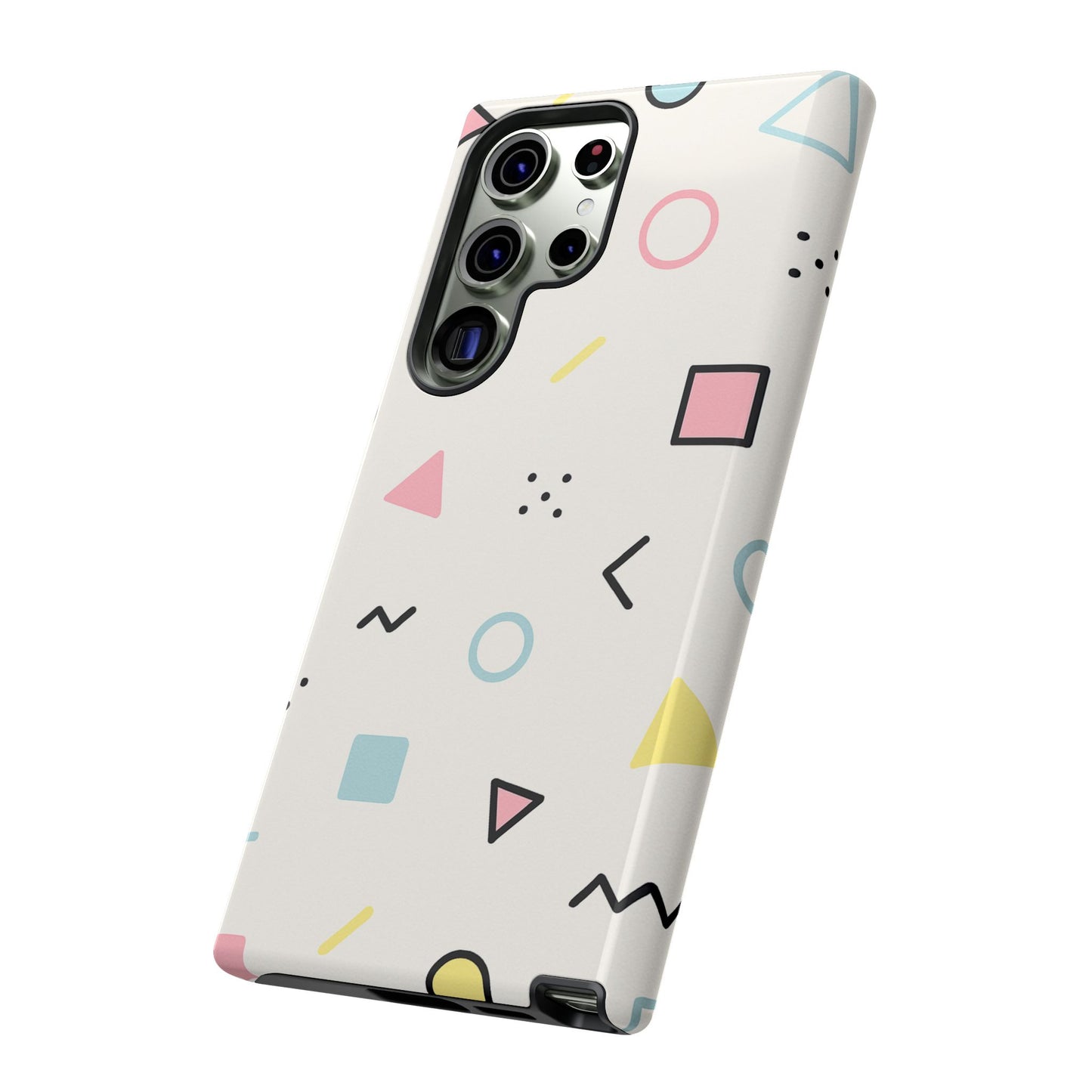 Geometric Phone Case - Stylish Tough Cases for Trendsetters, Unique Phone Covers, Modern Accessories, Gift Ideas for Her