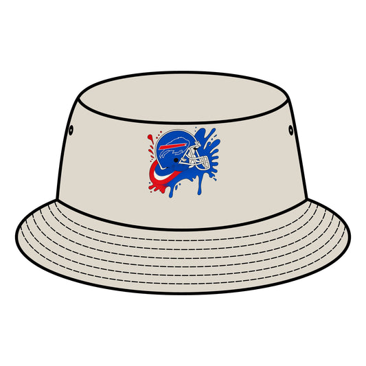 Sporty Bucket Hat with Vibrant Design, Adjustable Sun Hat, Perfect for Outdoor Adventures, Gifts for Sports Fans, Summer Accessory