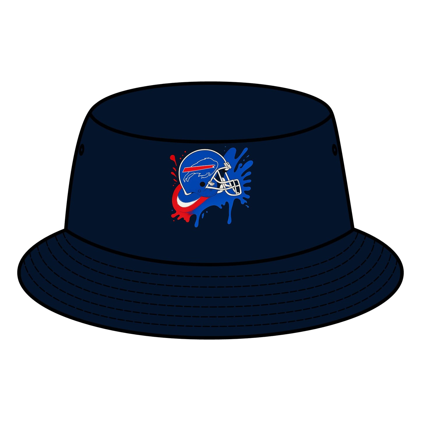 Sporty Bucket Hat with Vibrant Design, Adjustable Sun Hat, Perfect for Outdoor Adventures, Gifts for Sports Fans, Summer Accessory
