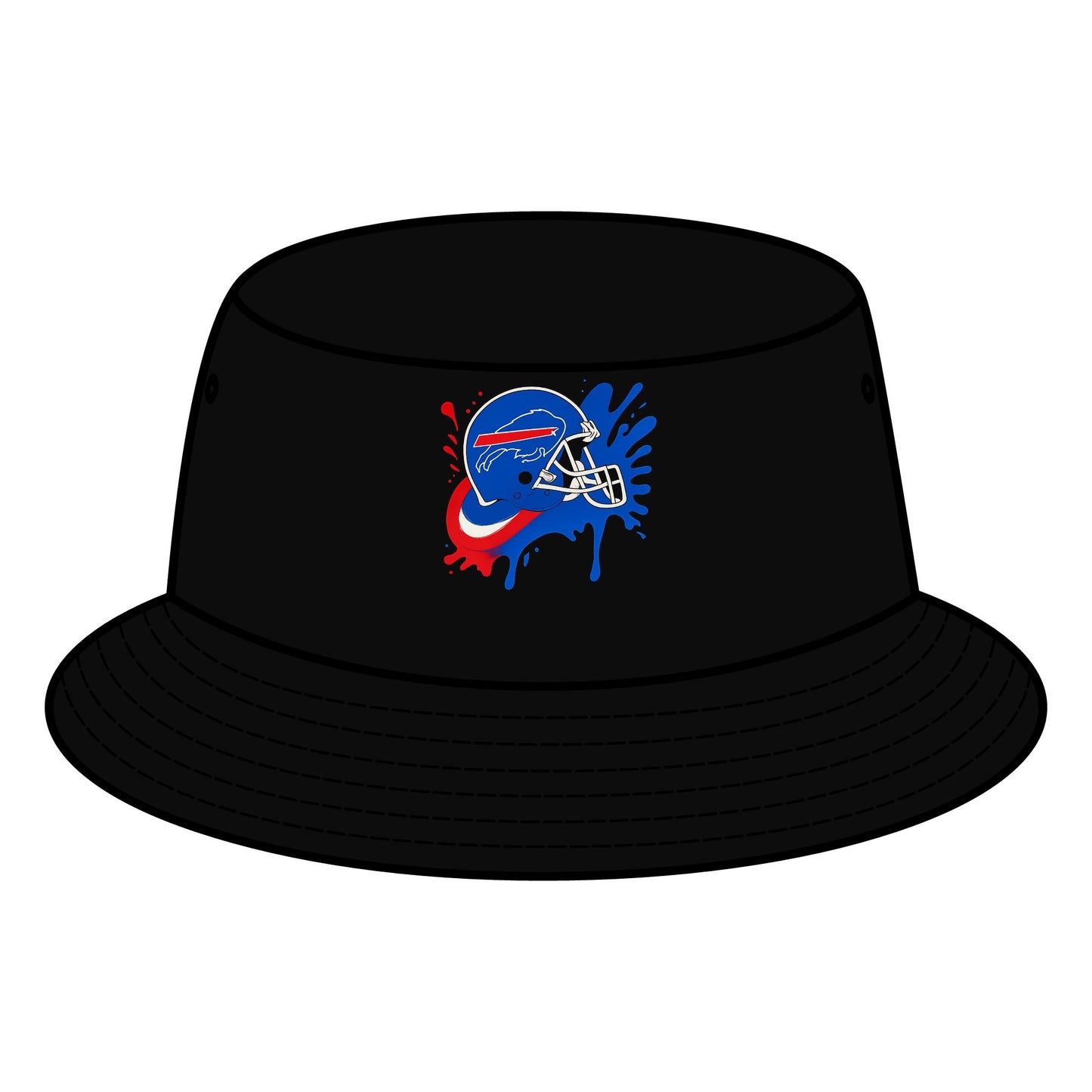 Sporty Bucket Hat with Vibrant Design, Adjustable Sun Hat, Perfect for Outdoor Adventures, Gifts for Sports Fans, Summer Accessory