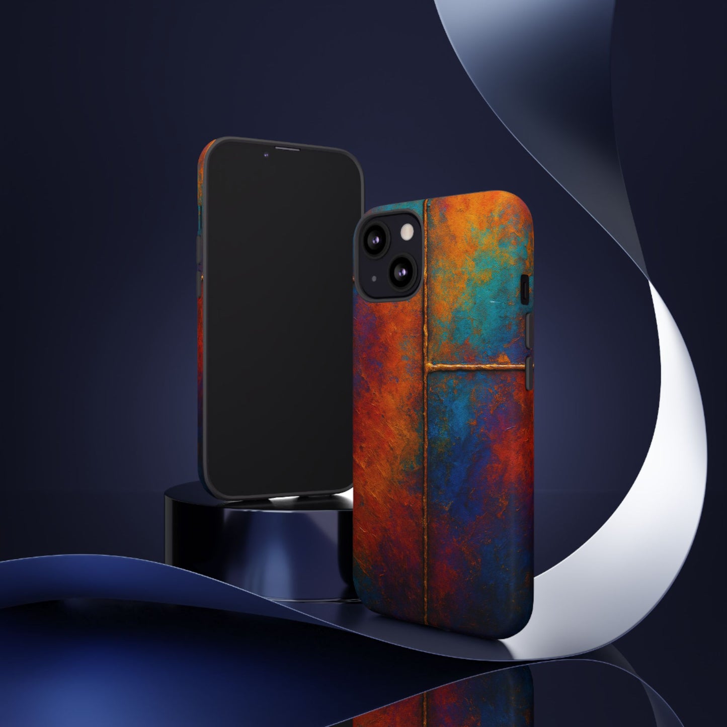 Vibrant Phone Case, Colorful Tough Case Cover, Artistic Phone Protector, Unique Smartphone Accessories, Gift for Tech Lovers