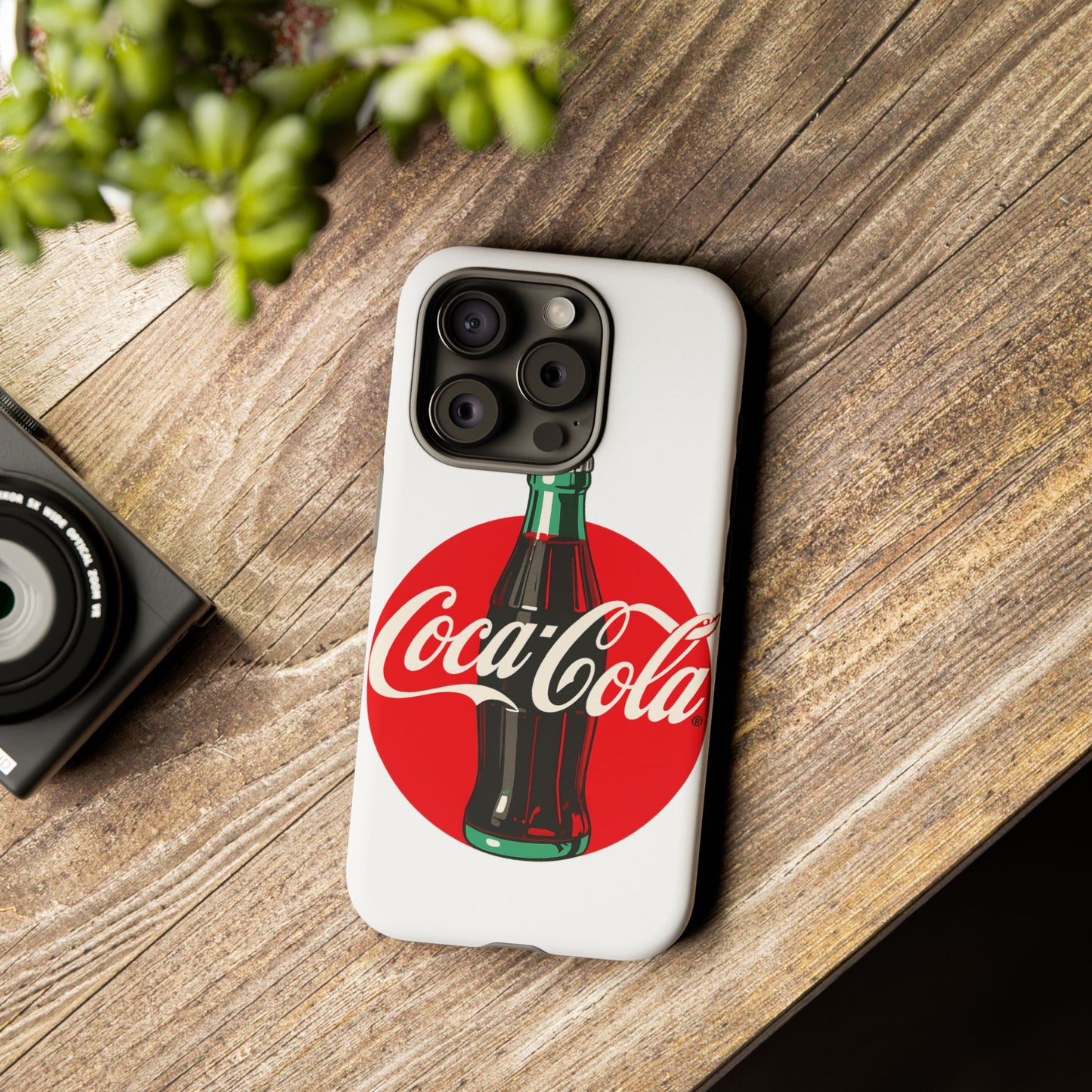 Coca-Cola Tough Phone Cases, Vintage Soda Drink, Retro Style, Unique Gift, Phone Accessories, Summer Vibes