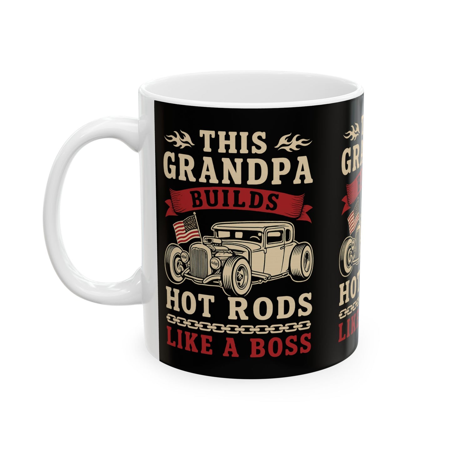 Grandpa Hot Rods Ceramic Mug | Gift for Car Lovers, Father's Day, Coffee [...]