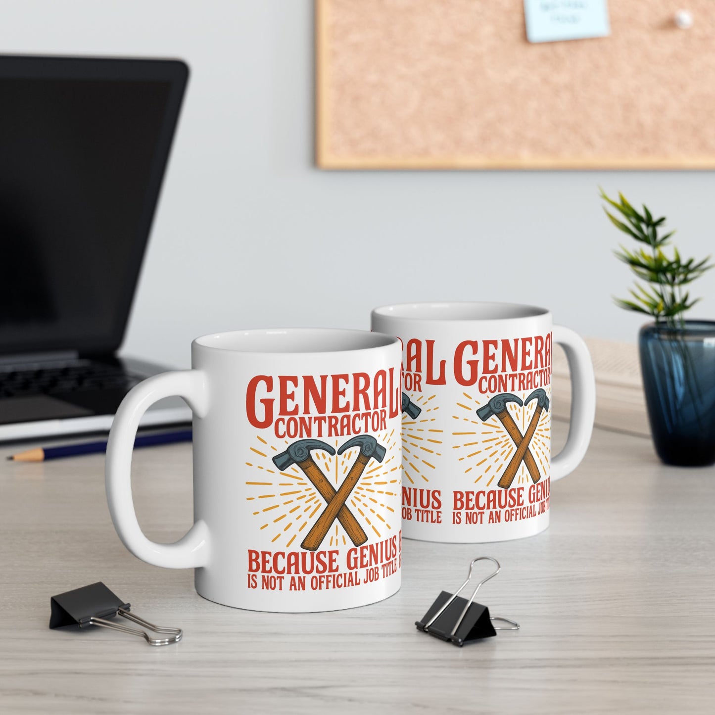 Funny Contractor Mug - General Contractor Gift for Builders, Tools Lover, Construction Humor, Unique Coffee Cup