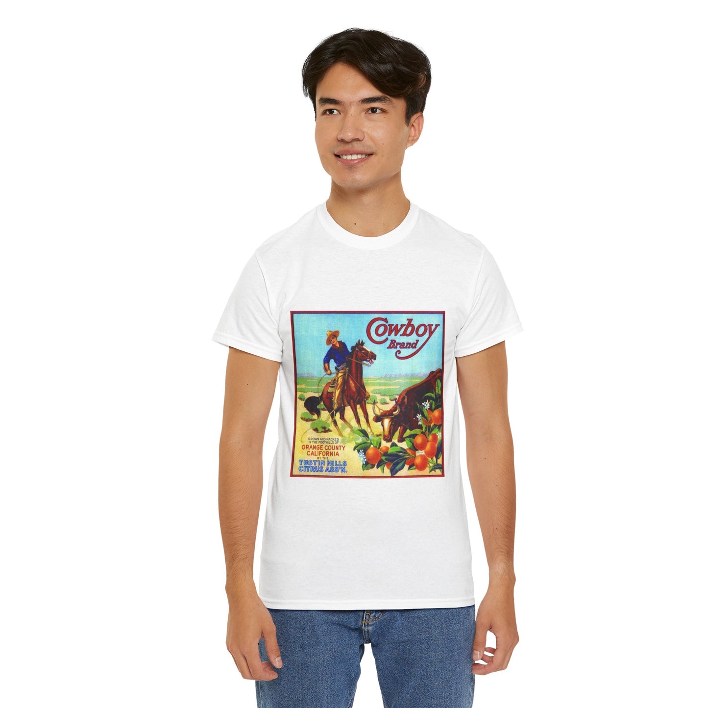 Vintage Cowboy Graphic Tee, Retro Western Shirt, Unisex T-Shirt for Gift, Casual Wear, Cowboy Fashion, Outdoor Adventure