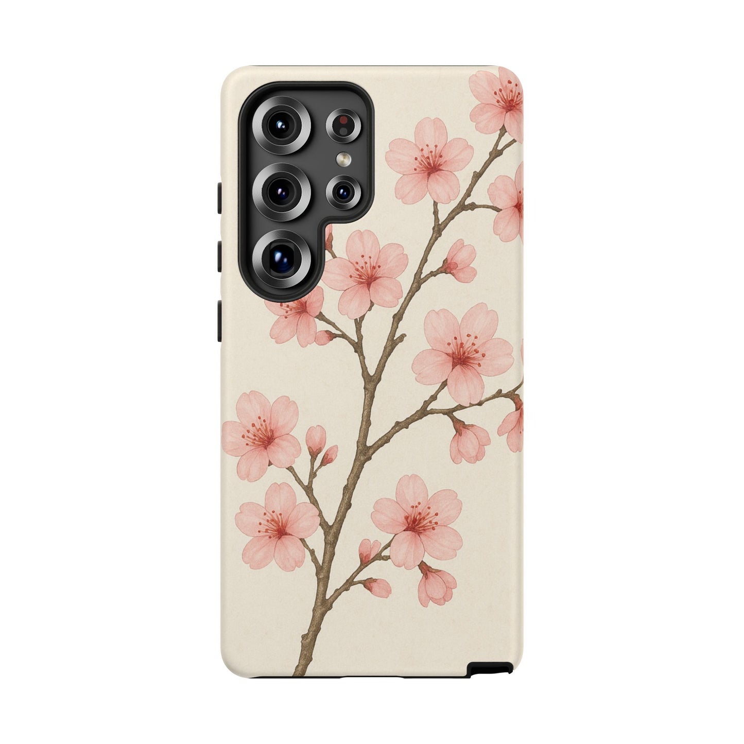 Cherry Blossom Phone Case, Floral Phone Cover, Tough Case for Gifts, Spring Decor, Cute Tech Accessories, Nature Lover's Gift
