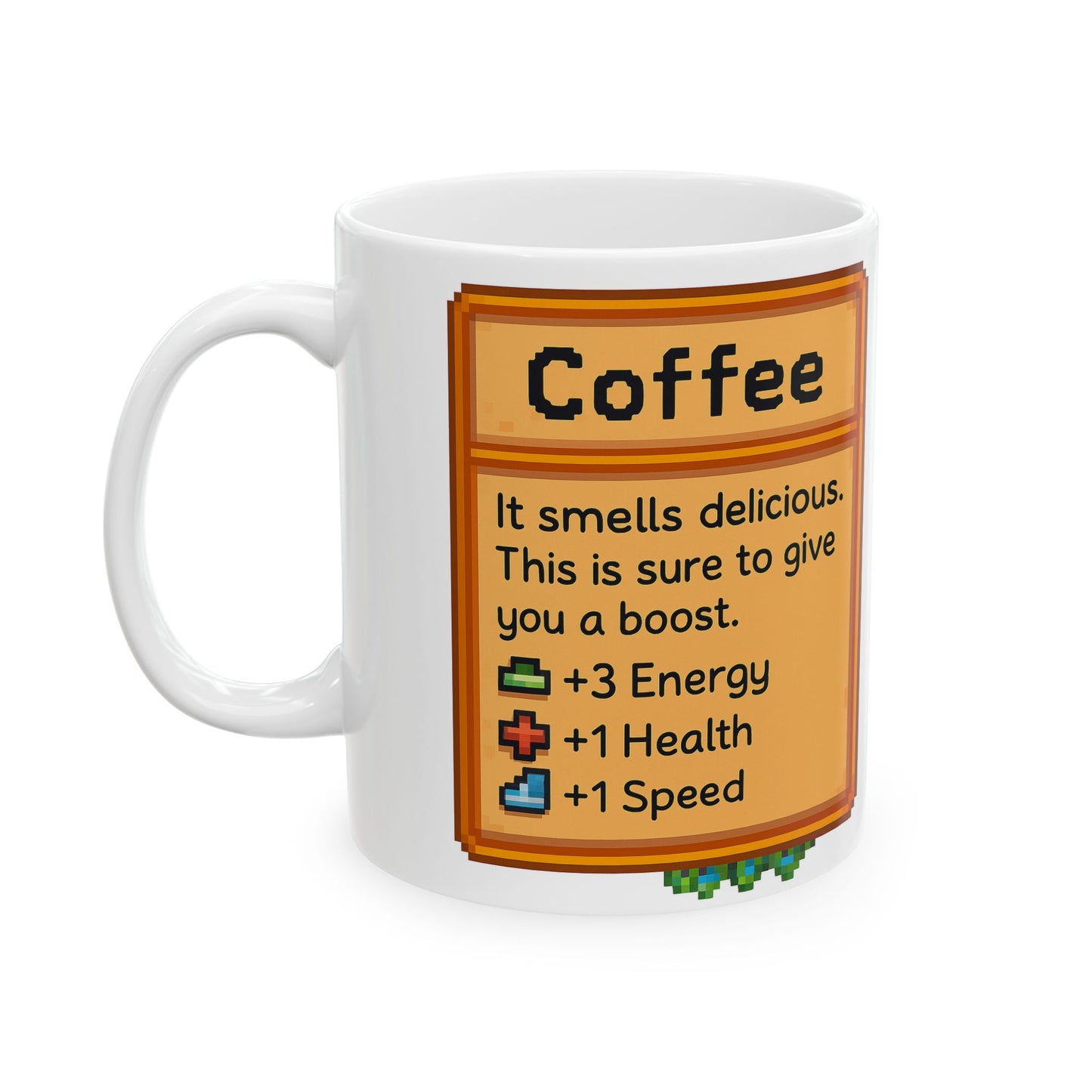 Cozy Game-Inspired Ceramic Mug, Perfect for Coffee Lovers, Gift for Gamers, Fun Kitchen Decor, Video Game Enthusiast Mug