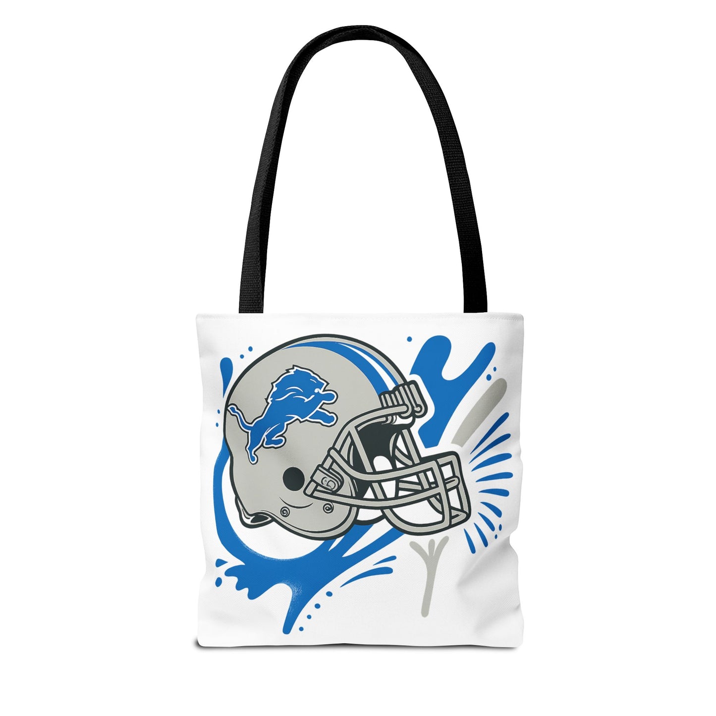 Sporty Tote Bag, Floral Football Tote, Game Day Bag, NFL Team Spirit Bag, Birthday Gift for Sports Fans, Everyday Use Bag