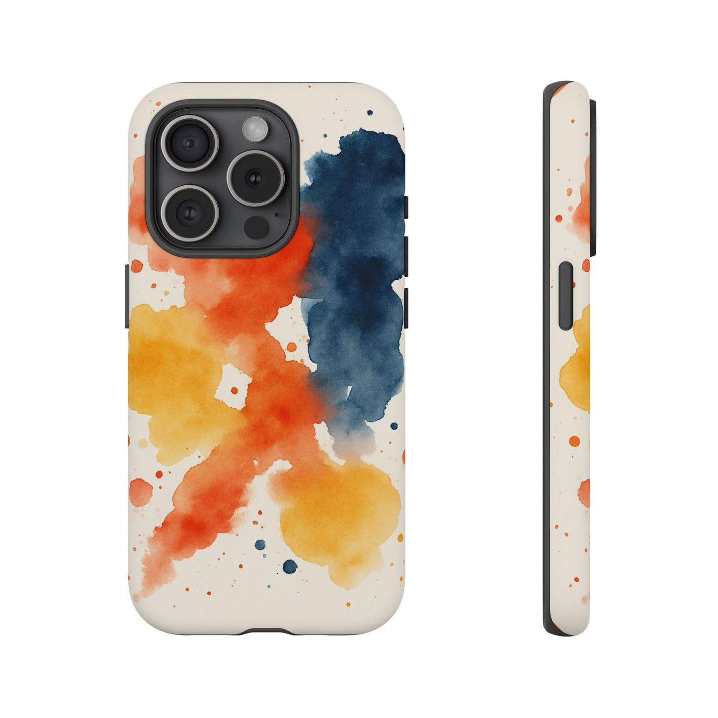 Watercolor Phone Case - Abstract Design, Tough Cases for Men & Women, Stylish Gift, Artistic Accessory for All Occasions