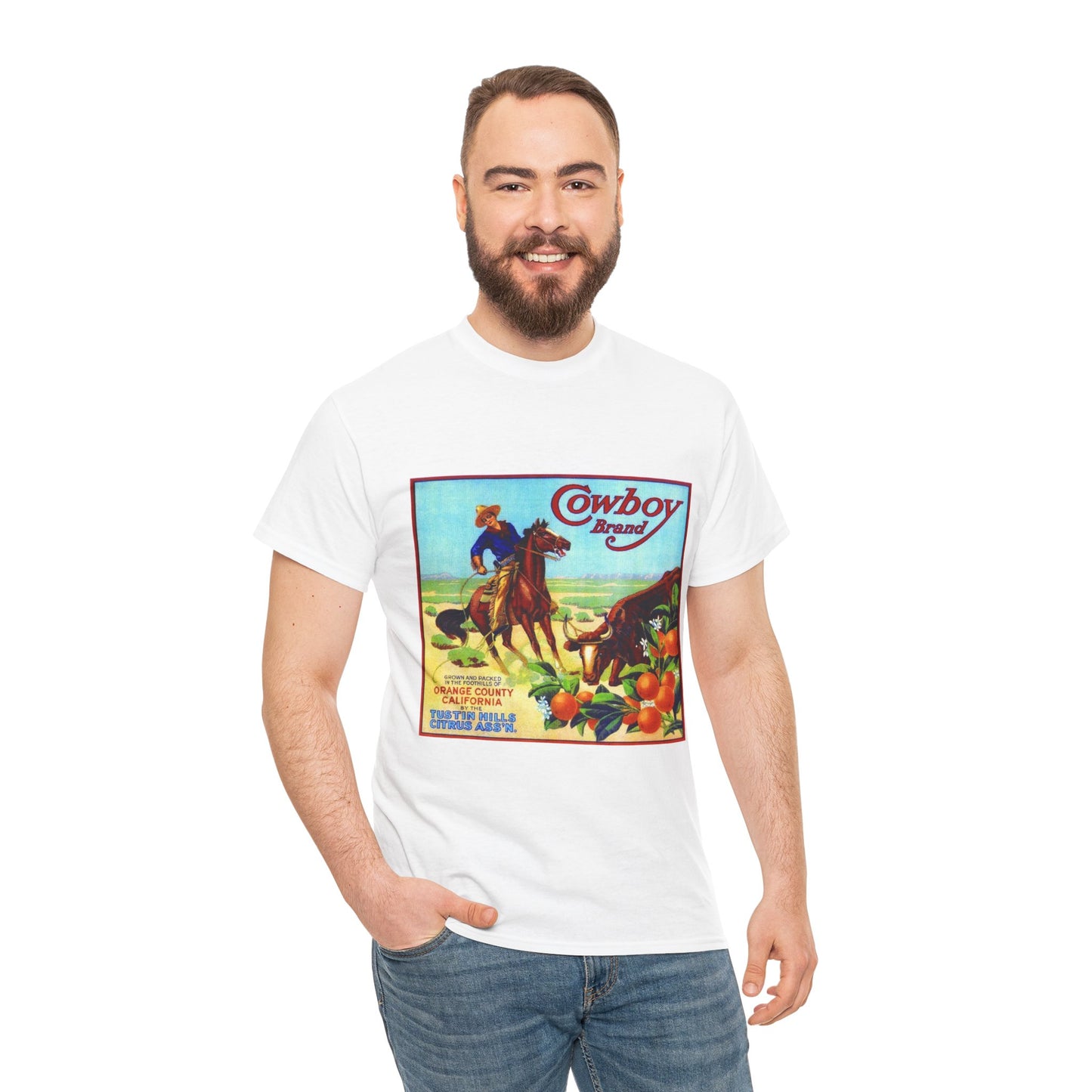 Vintage Cowboy Graphic Tee, Retro Western Shirt, Unisex T-Shirt for Gift, Casual Wear, Cowboy Fashion, Outdoor Adventure